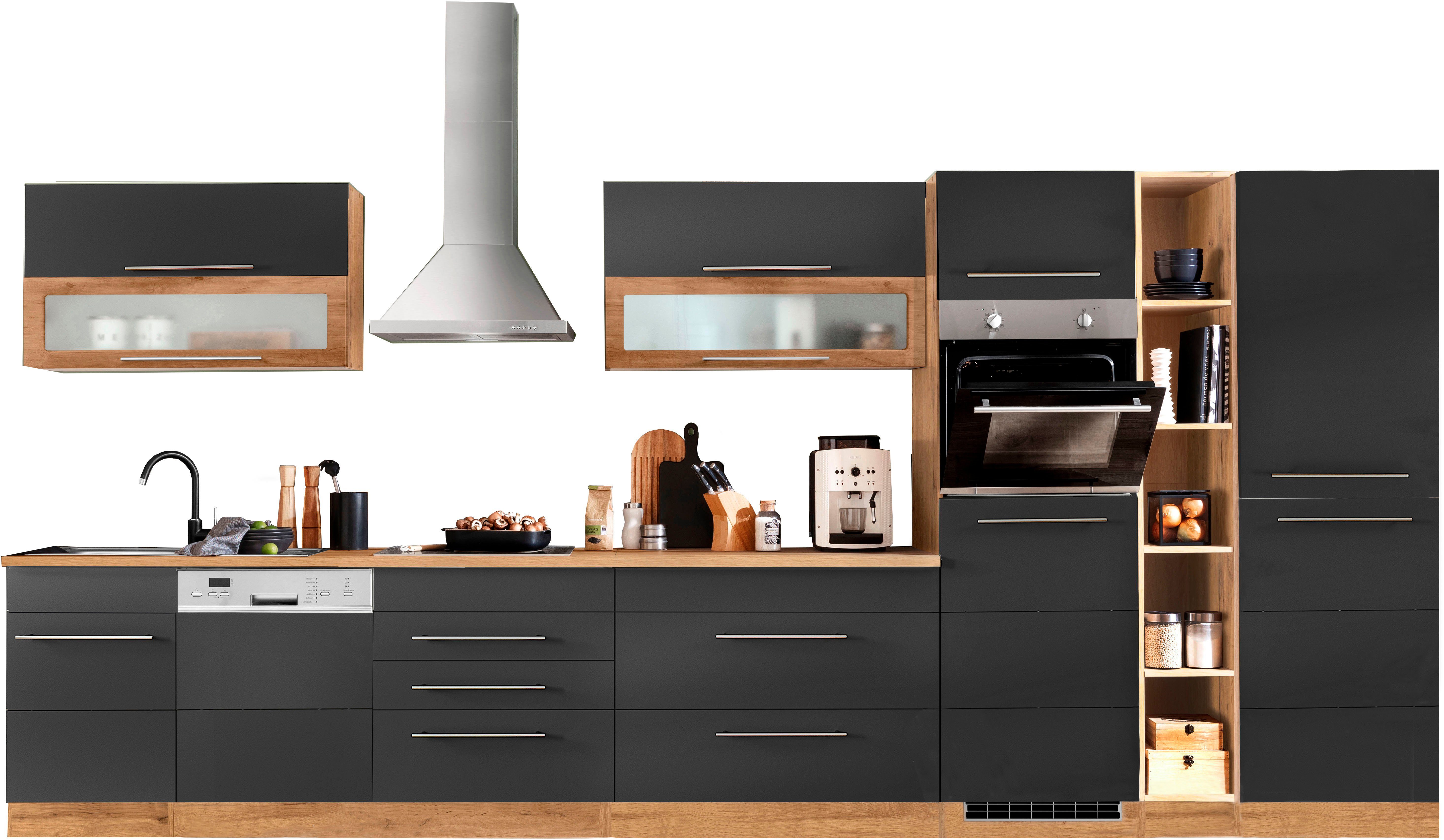 KOCHSTATION Küchenzeile KS-Wien, Breite 440 cm, günstig online kaufen