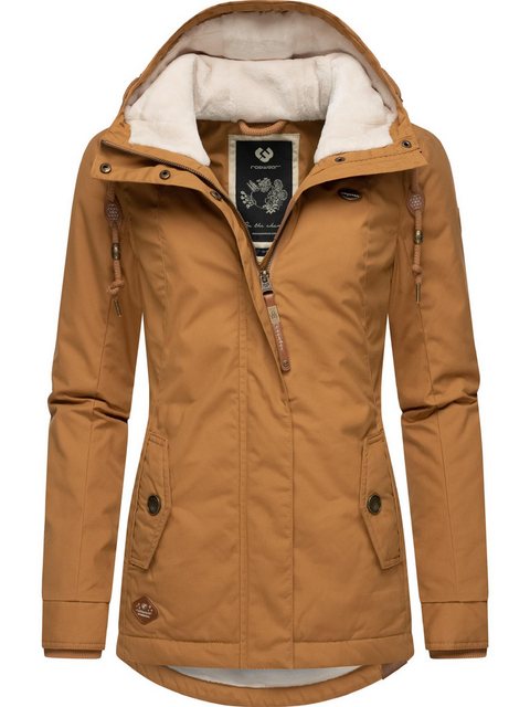 Ragwear Winterjacke Monade Damen Winterparka mit Kapuze und m. Fleece gefüt günstig online kaufen