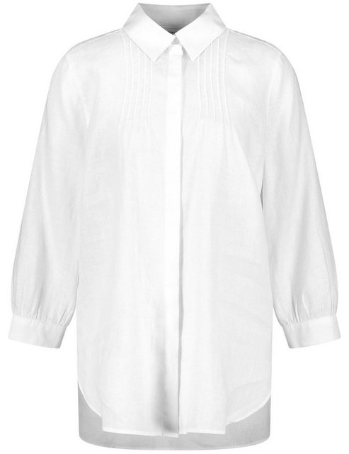 GERRY WEBER Klassische Bluse Longbluse aus Leinen günstig online kaufen