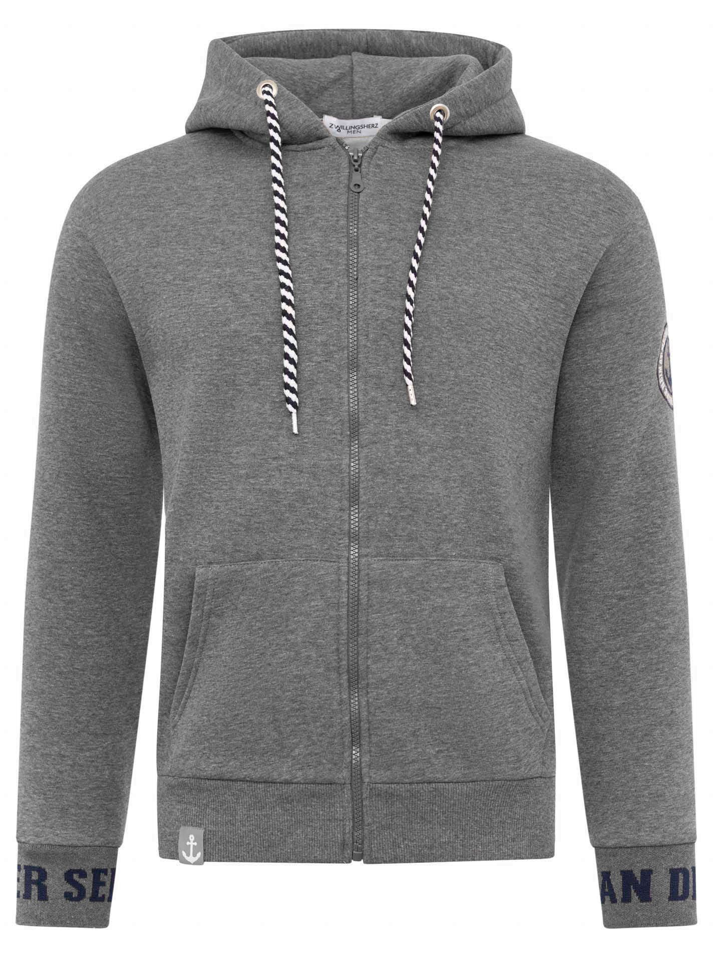 Zwillingsherz Kapuzensweatjacke "Küste Meer Moin" Taschen, günstig online kaufen