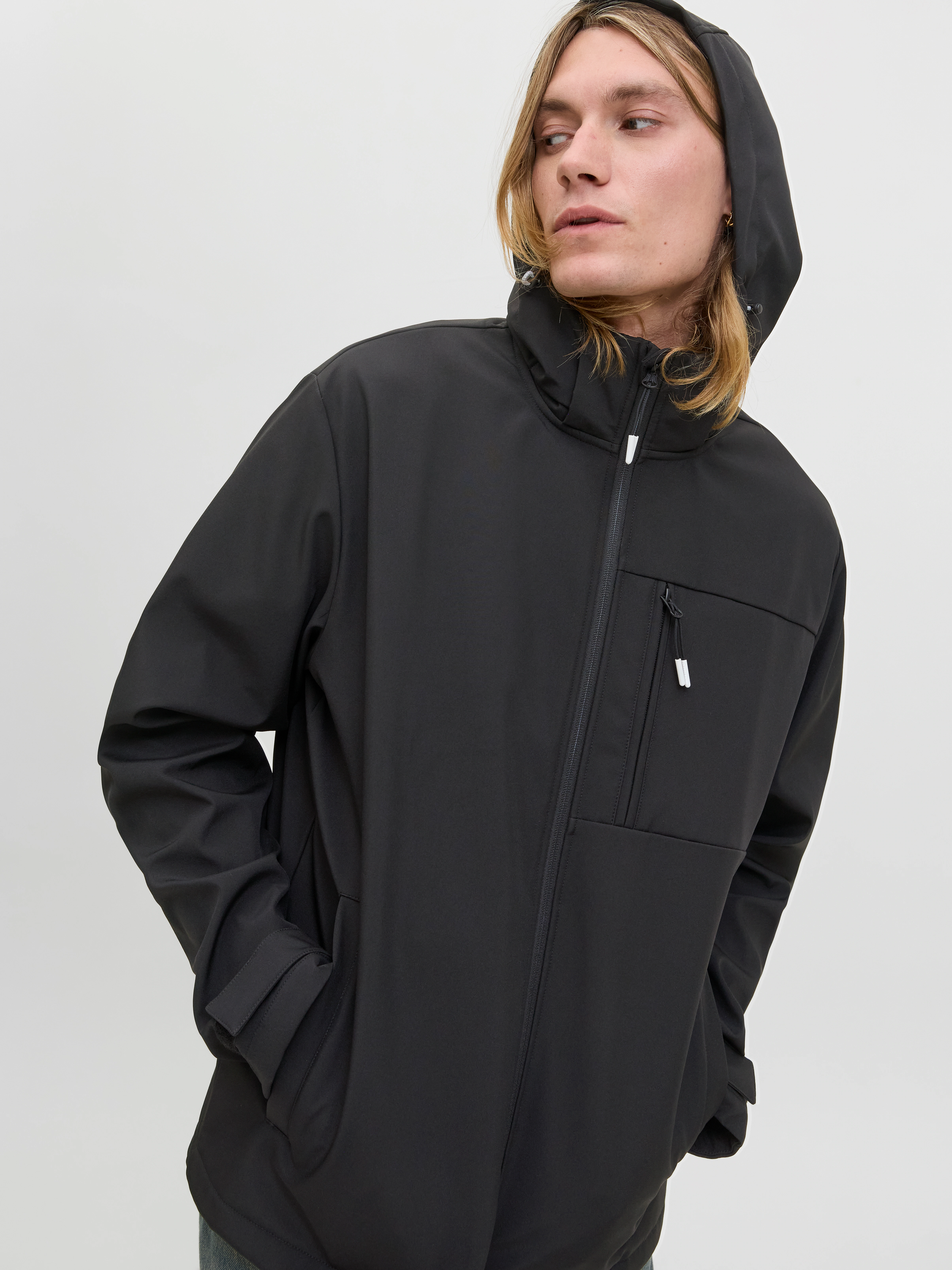 Jack & Jones Softshelljacke "JJTHATCHER SOFTSHELL HOOD", mit Kapuze günstig online kaufen