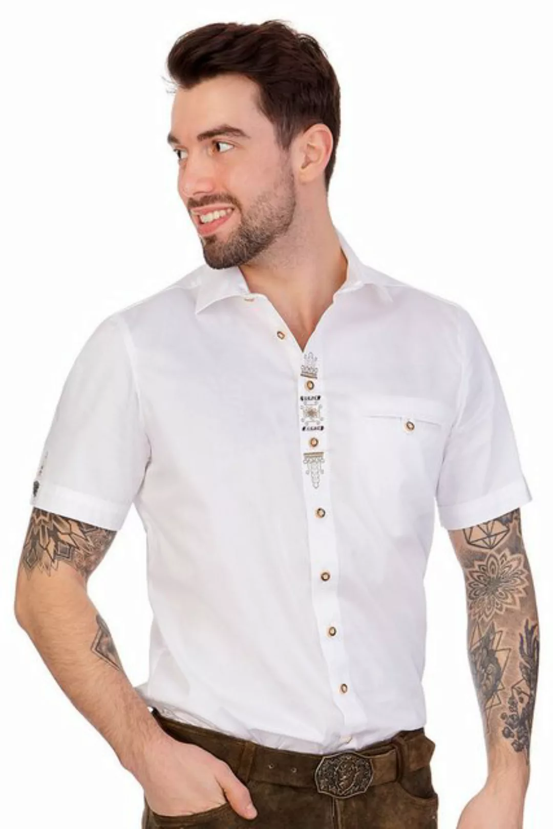 orbis Trachtenhemd Trachtenhemd - NELIO - weiß günstig online kaufen