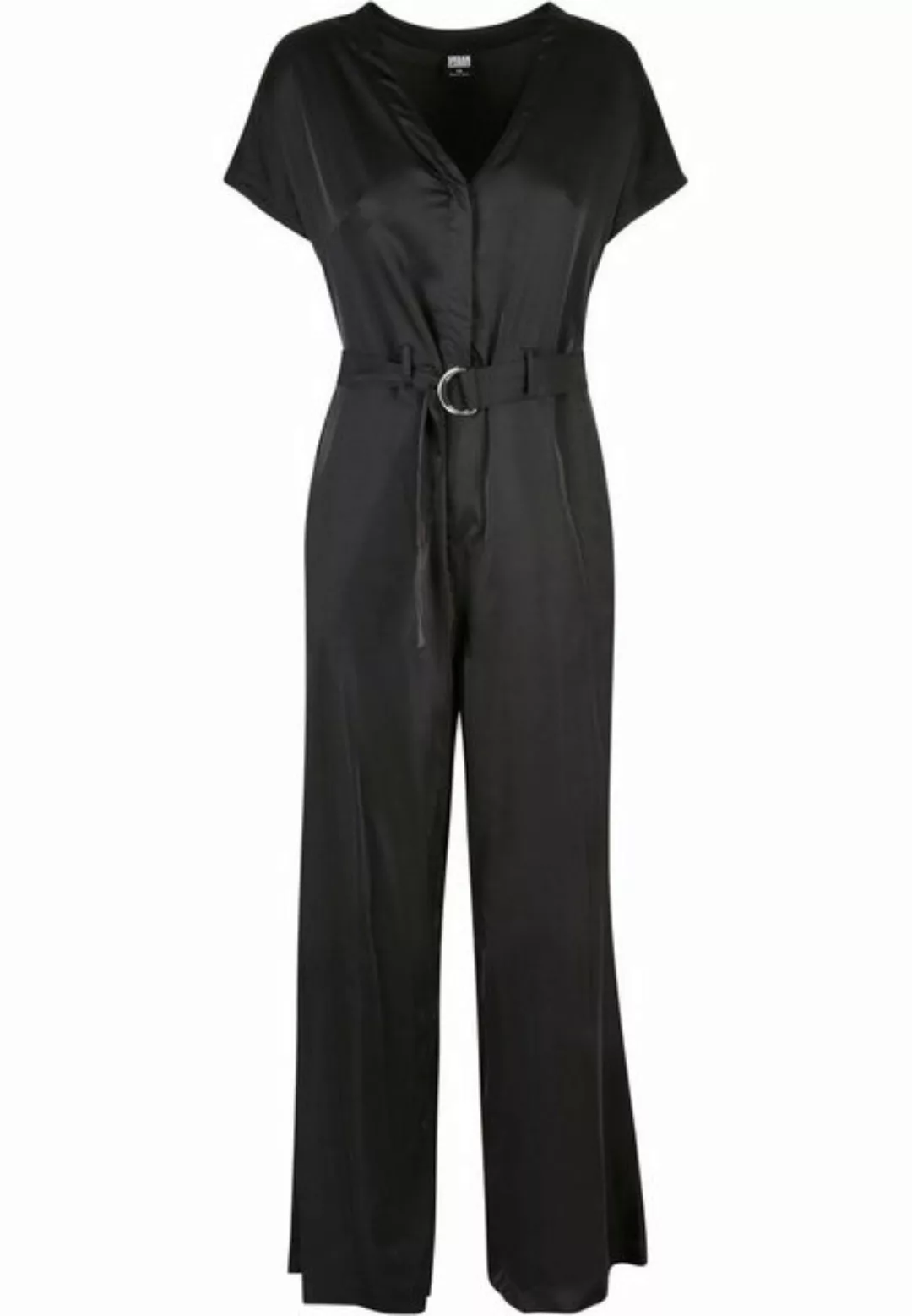 URBAN CLASSICS Jumpsuit Damen Ladies Satin Wide Leg Belt Jumpsuit (1-tlg) günstig online kaufen