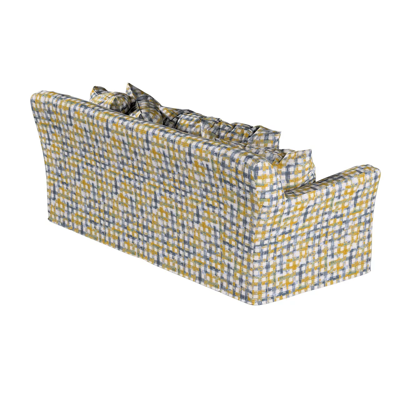 Bezug für Tomelilla Schlafsofa (normale Größe), blau-gelb, Sofahusse, Tomel günstig online kaufen