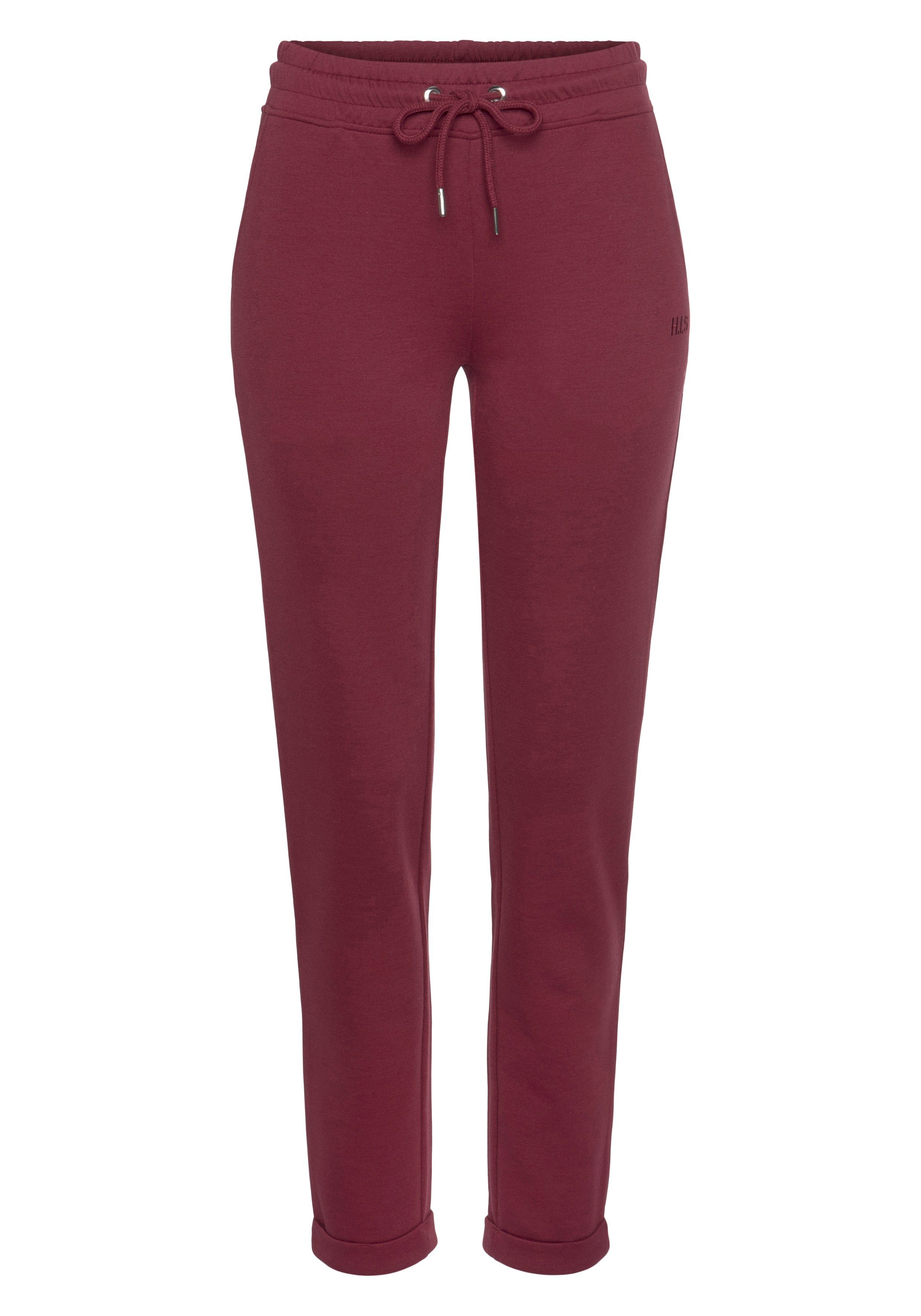 H.I.S Sweathose, Schlupfhose mit kleinem Aufschlag am Saum, Loungewear günstig online kaufen