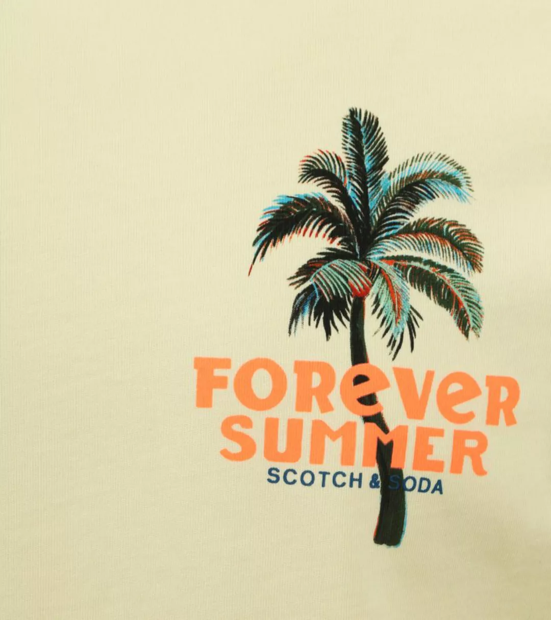 Scotch & Soda Longsleeve T-Shirt Druck Gelb - Größe M günstig online kaufen