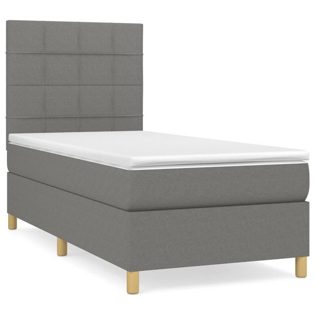 vidaXL Boxspringbett Bett Boxspringbett mit Matratze Stoff (90 x 190 cm, Du günstig online kaufen