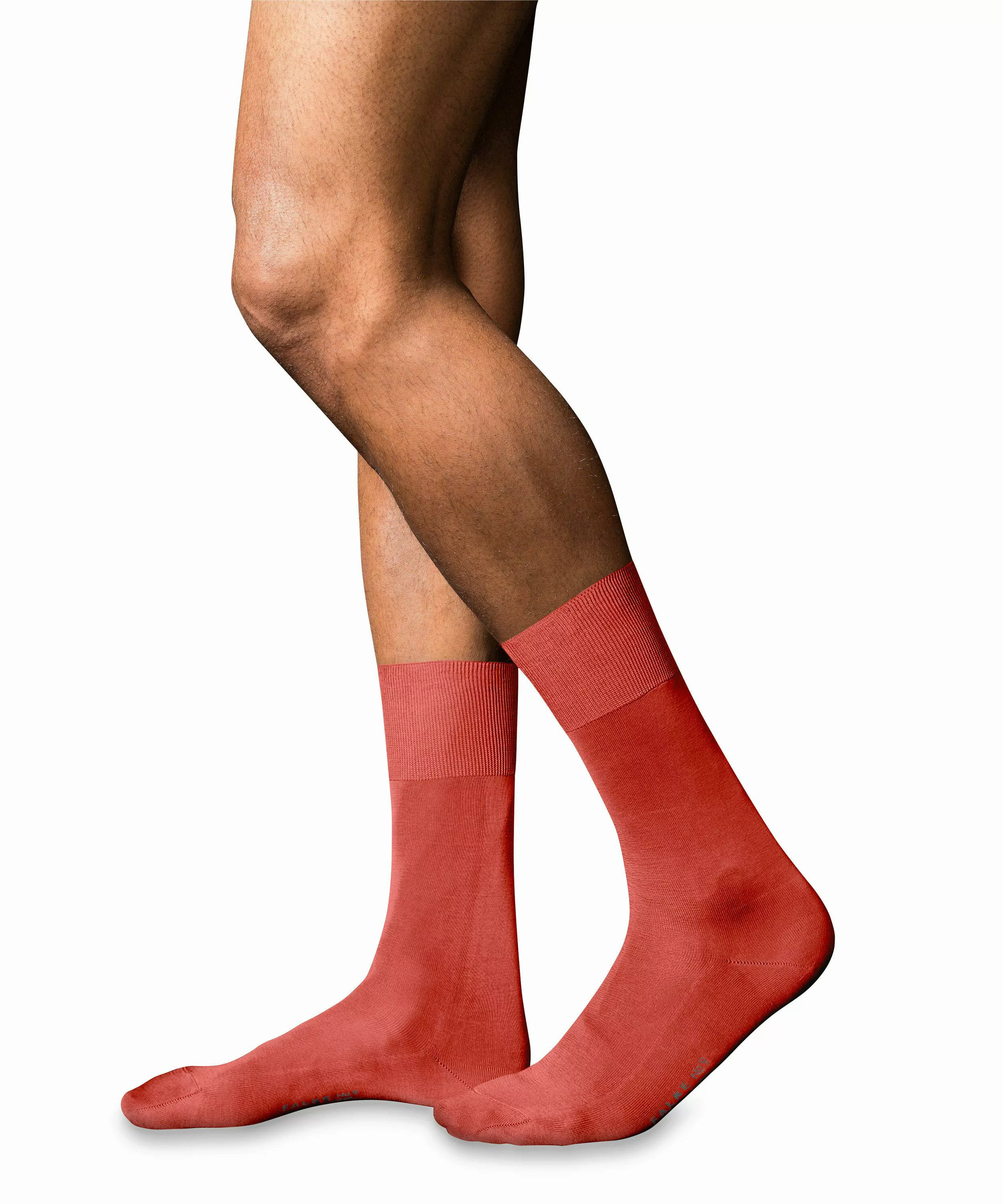 FALKE No. 9 Pure Fil d´Écosse Gentlemen Socken, Herren, 39-40, Orange, Uni, günstig online kaufen