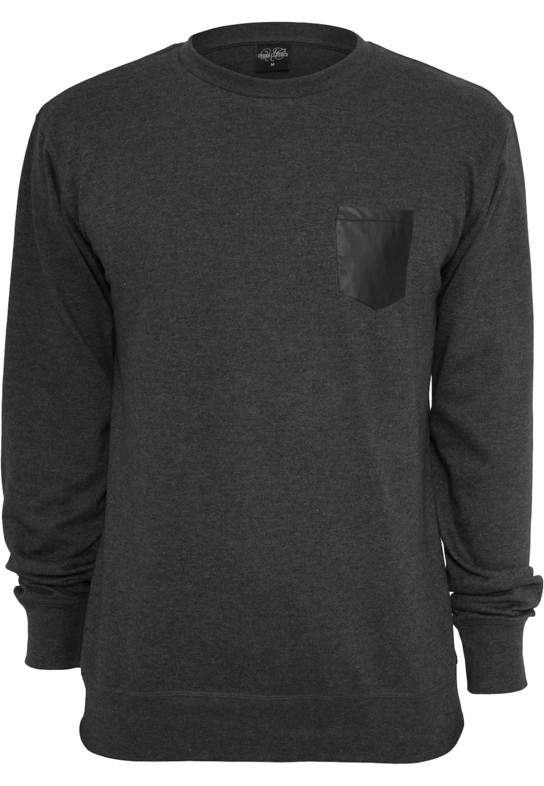 URBAN CLASSICS Rundhalspullover "Urban Classics Herren Contrast Pocket Crew günstig online kaufen