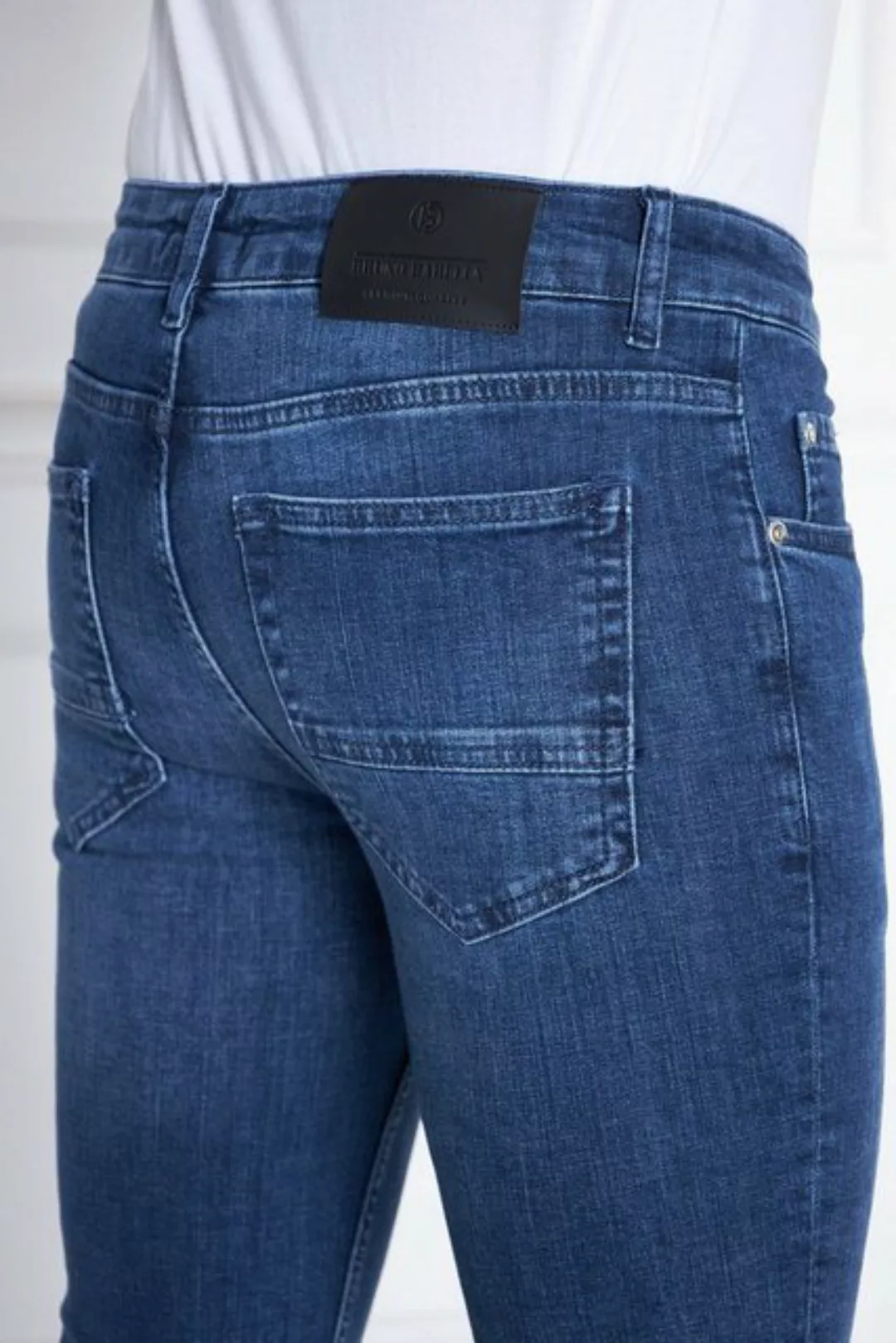 Bruno Barella Slim-fit-Jeans Denim Jeans aus OCS100 zertifizierter Bio Baum günstig online kaufen
