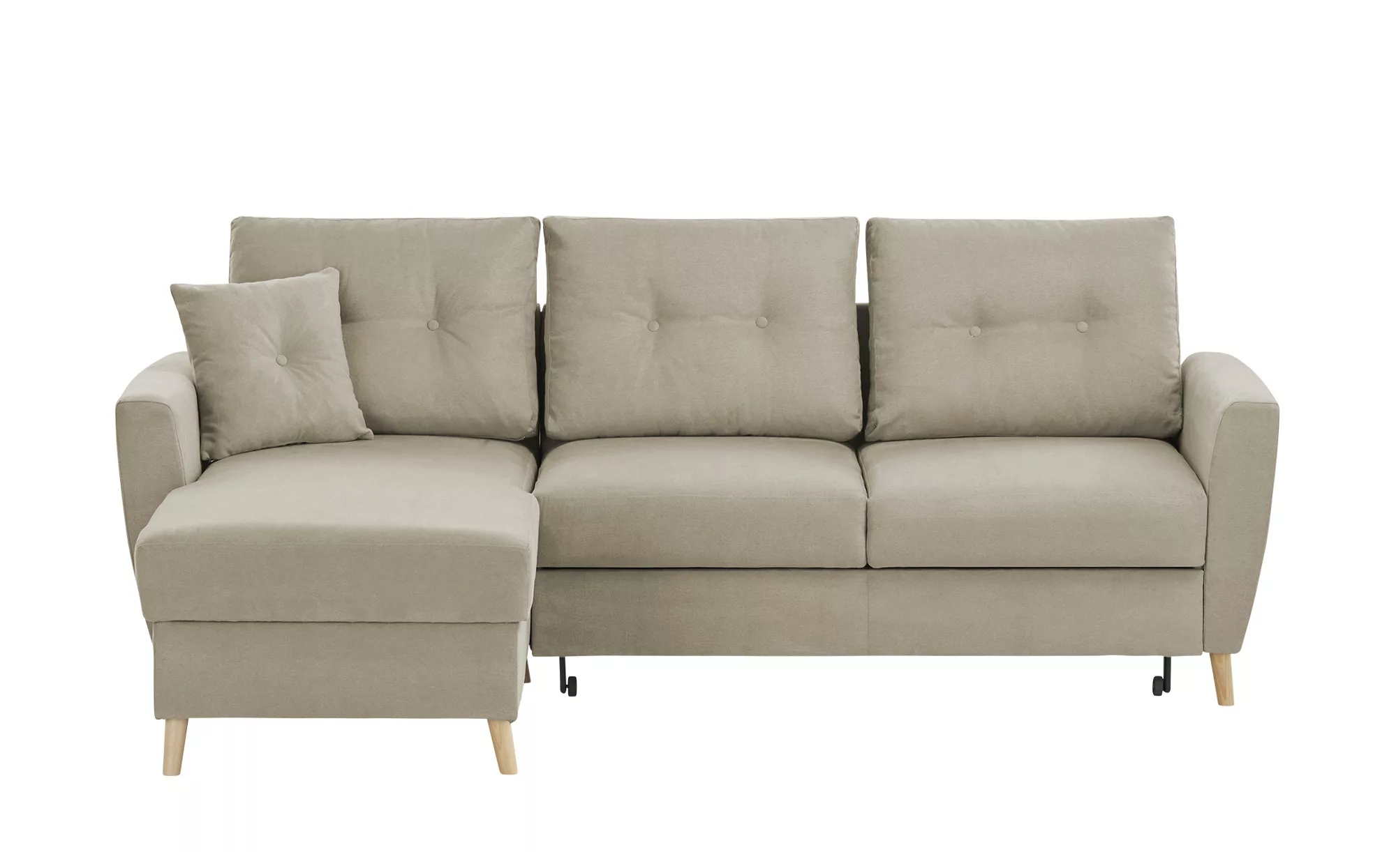 Ecksofa  Carla ¦ beige ¦ Maße (cm): B: 230 H: 93 T: 159.0 Polstermöbel > So günstig online kaufen