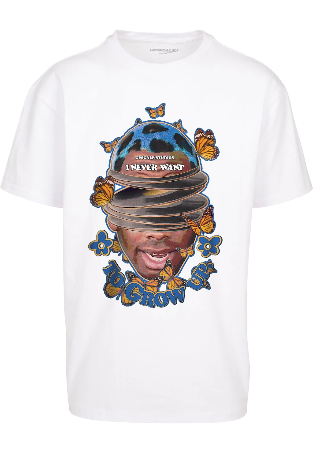 Upscale by Mister Tee T-Shirt "Upscale by Mister Tee Männer Grow Up Oversiz günstig online kaufen