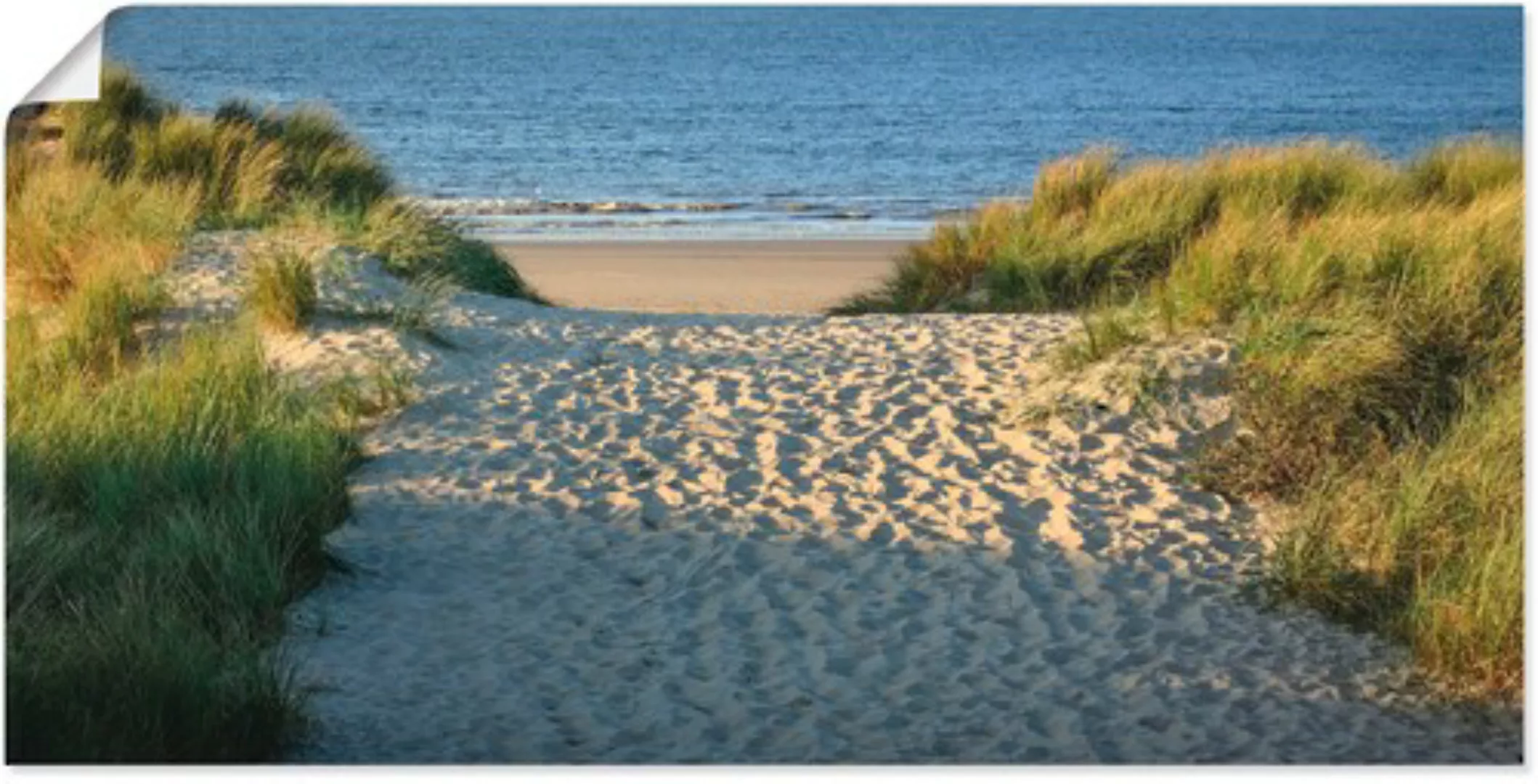 Artland Wandbild »Strandaufgang«, Strand, (1 St.), als Alubild, Outdoorbild günstig online kaufen