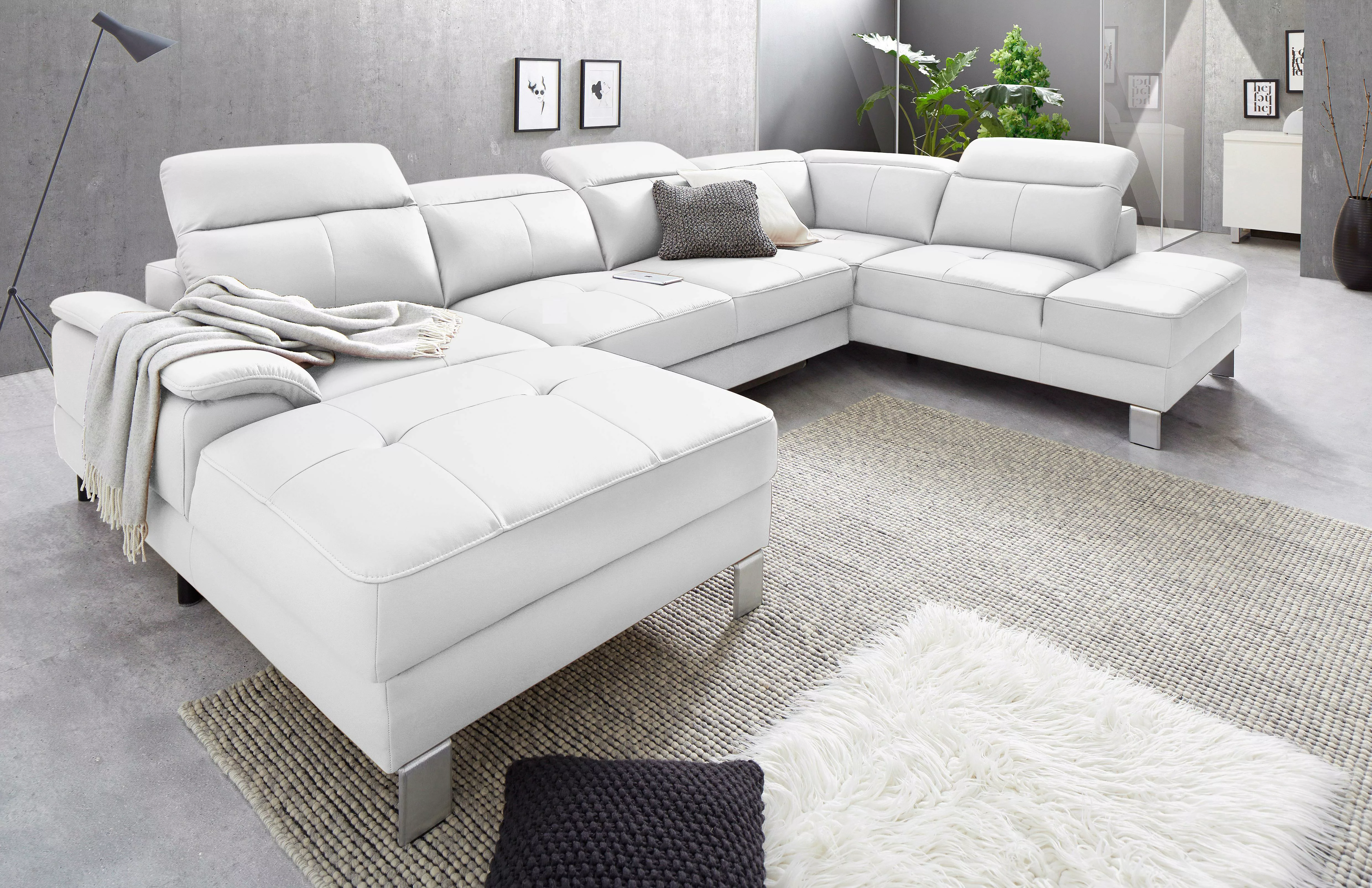 exxpo - sofa fashion Wohnlandschaft »Mantua 2, U-Form« günstig online kaufen