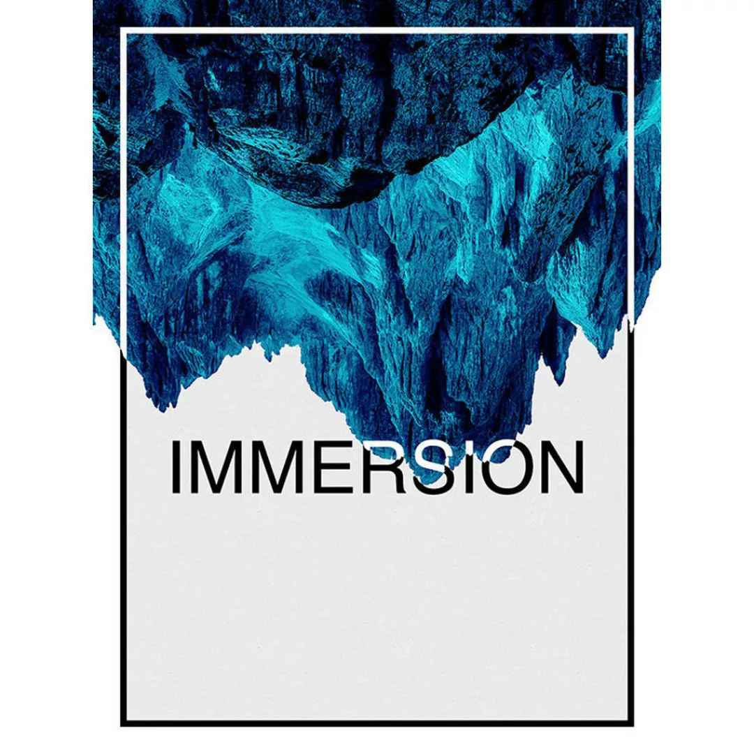 Komar Poster Immersion Blue Landschaft B/L: ca. 30x40 cm günstig online kaufen