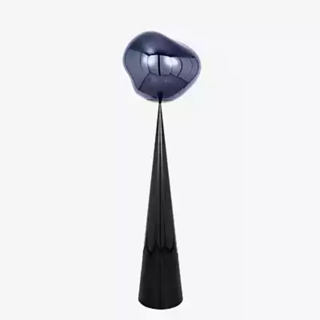 Tom Dixon Melt Cone Fat Stehleuchte LED, schwarz/rauch günstig online kaufen