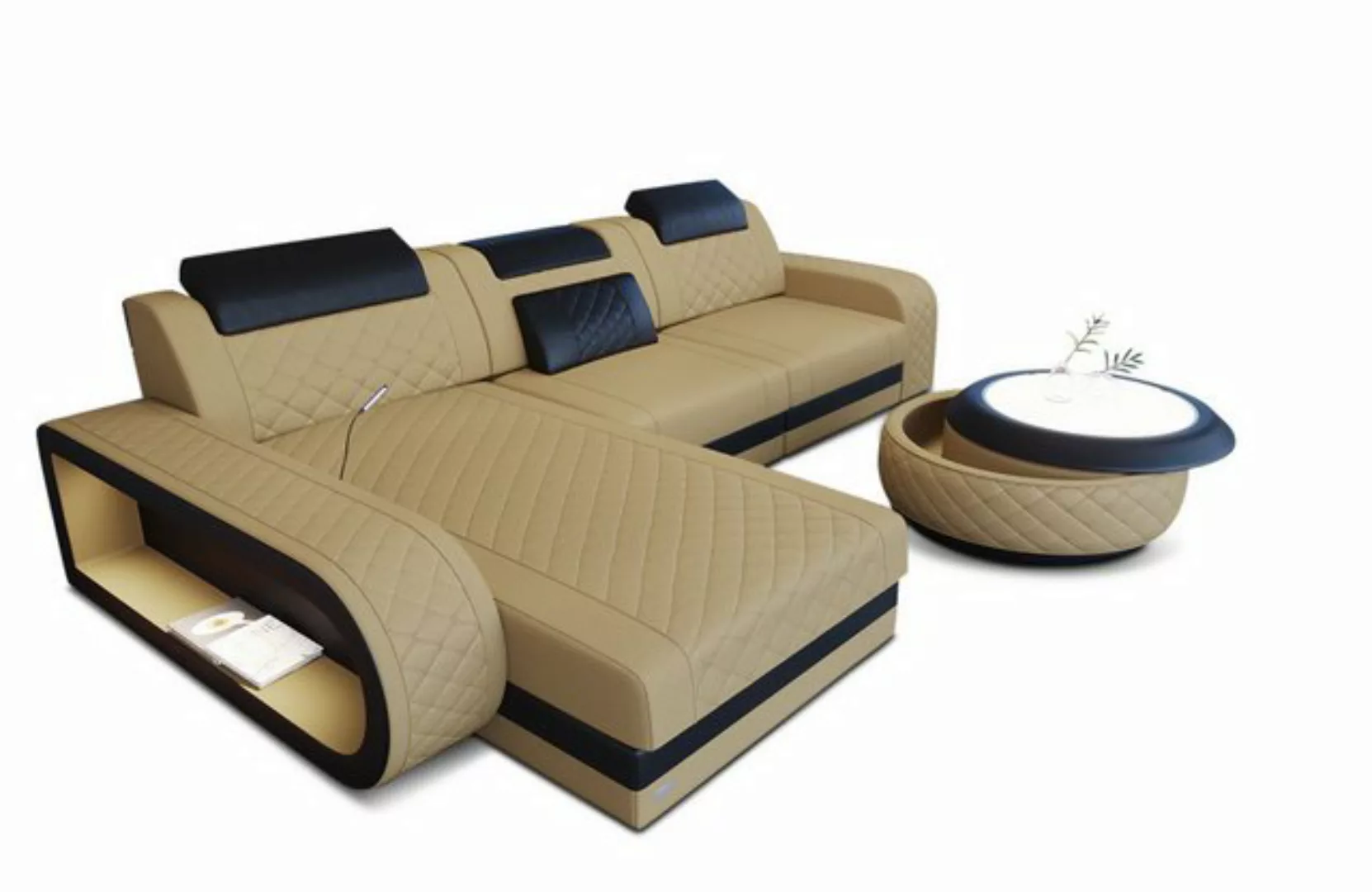 Sofa Dreams Ecksofa Stoff Polstersofa Couch Sofa Berlin L Form Stoffsofa, m günstig online kaufen