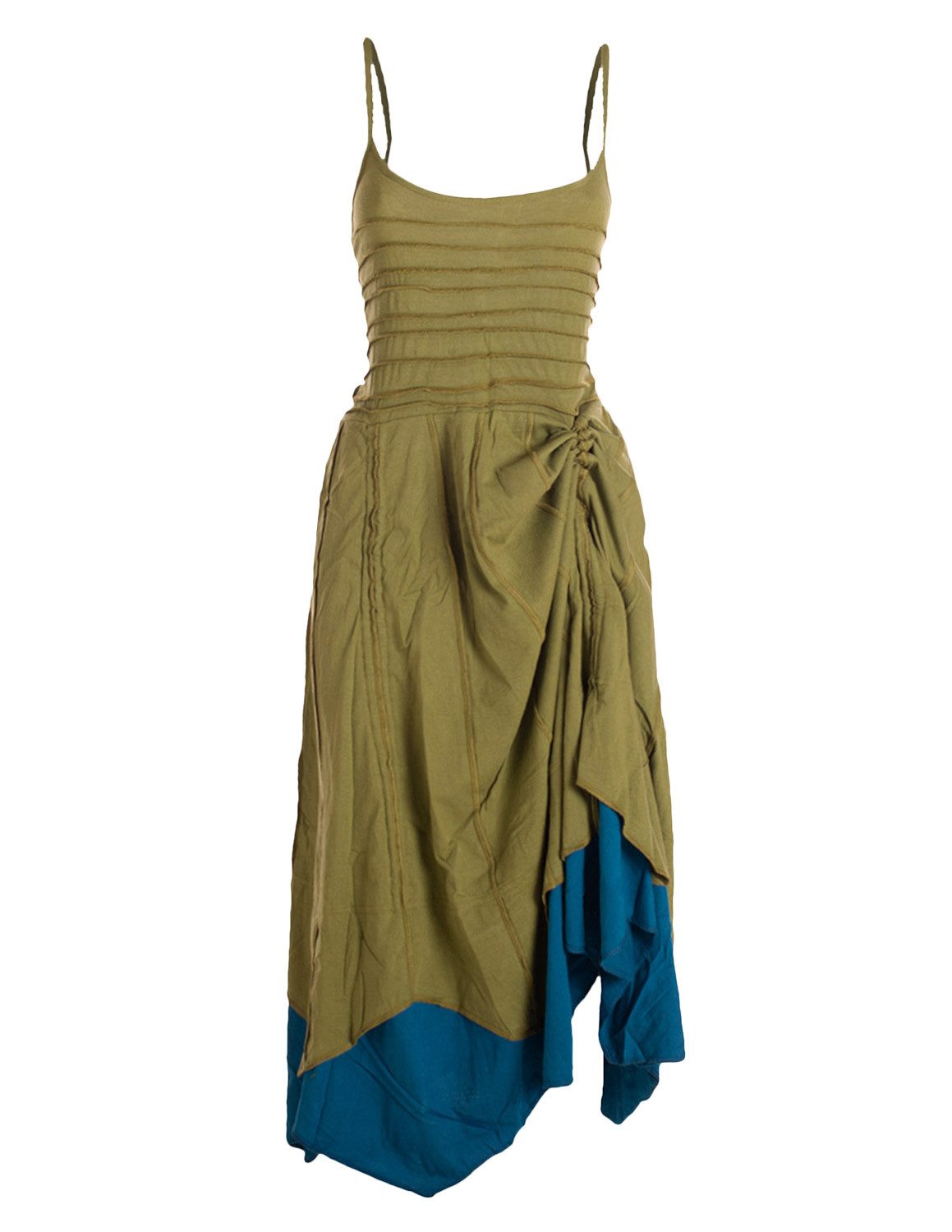 Vishes Sommerkleid Damen Sommer-Kleid längen-verstellbar Spagettiträger-Kle günstig online kaufen