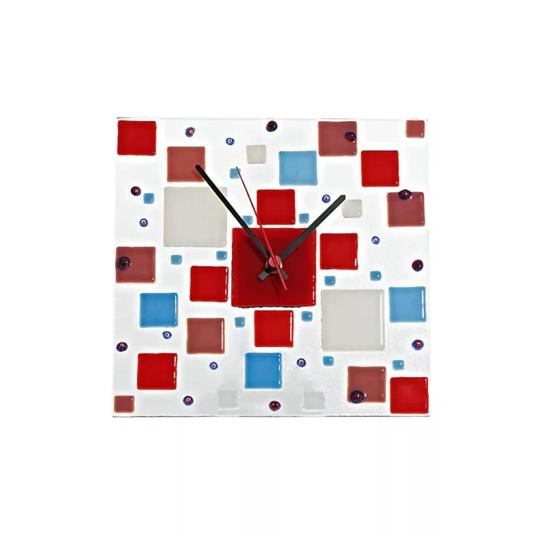 Wanduhr Quadro "Clockworld" (25x25cm) günstig online kaufen