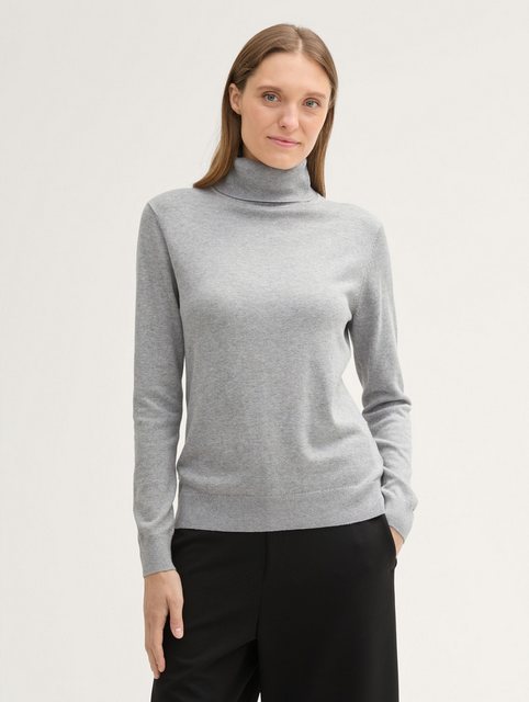 TOM TAILOR Strickpullover Basic Rollkragenpullover günstig online kaufen