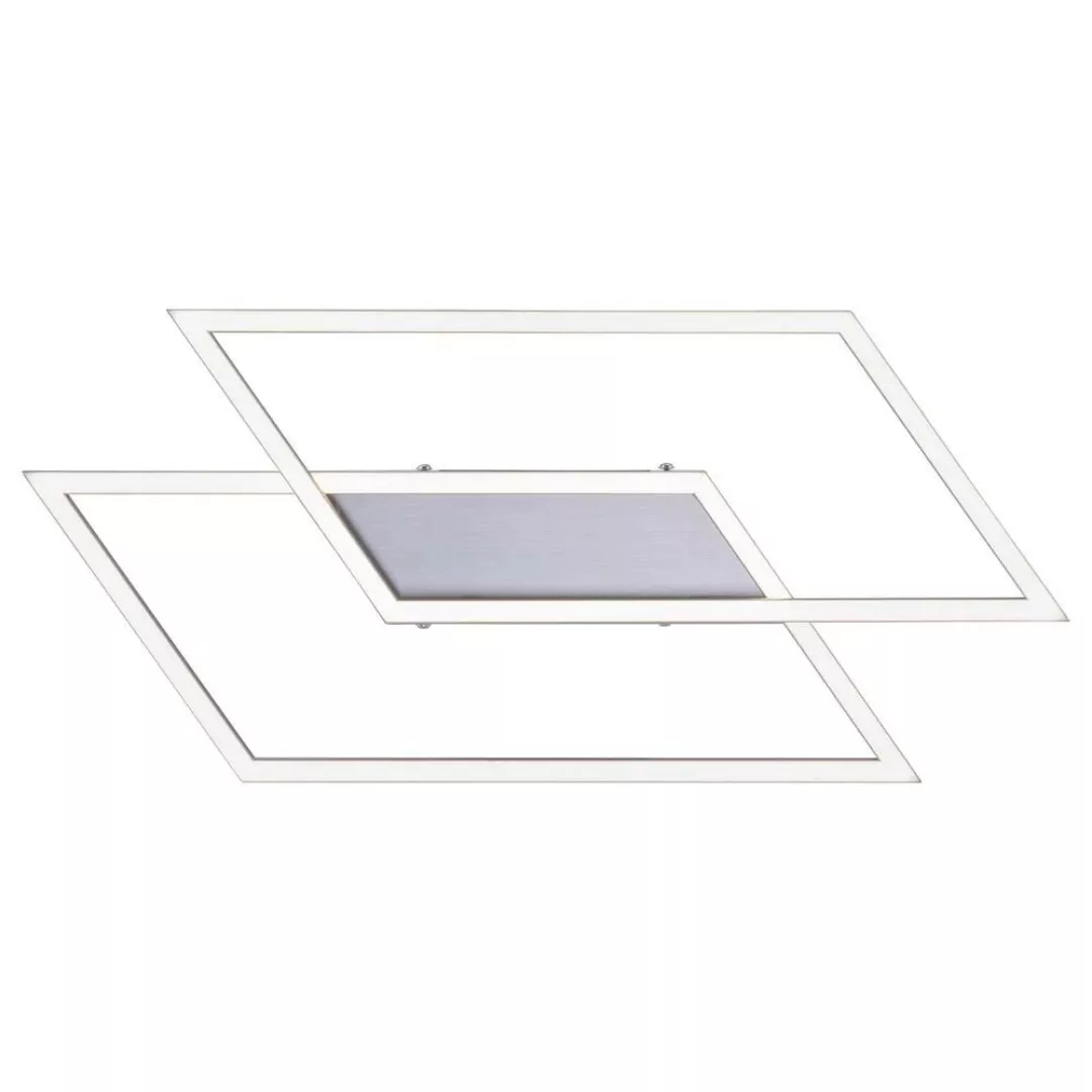 Paul Neuhaus LED-Deckenleuchte Inigo Stahl 2-flammig 53,8 cm x 24,2 cm günstig online kaufen