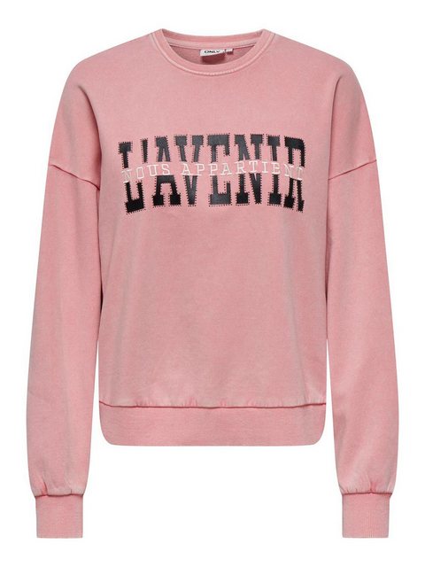 ONLY Sweatshirt ONLPENELOPE L/S BEADS O-NECK SWT günstig online kaufen