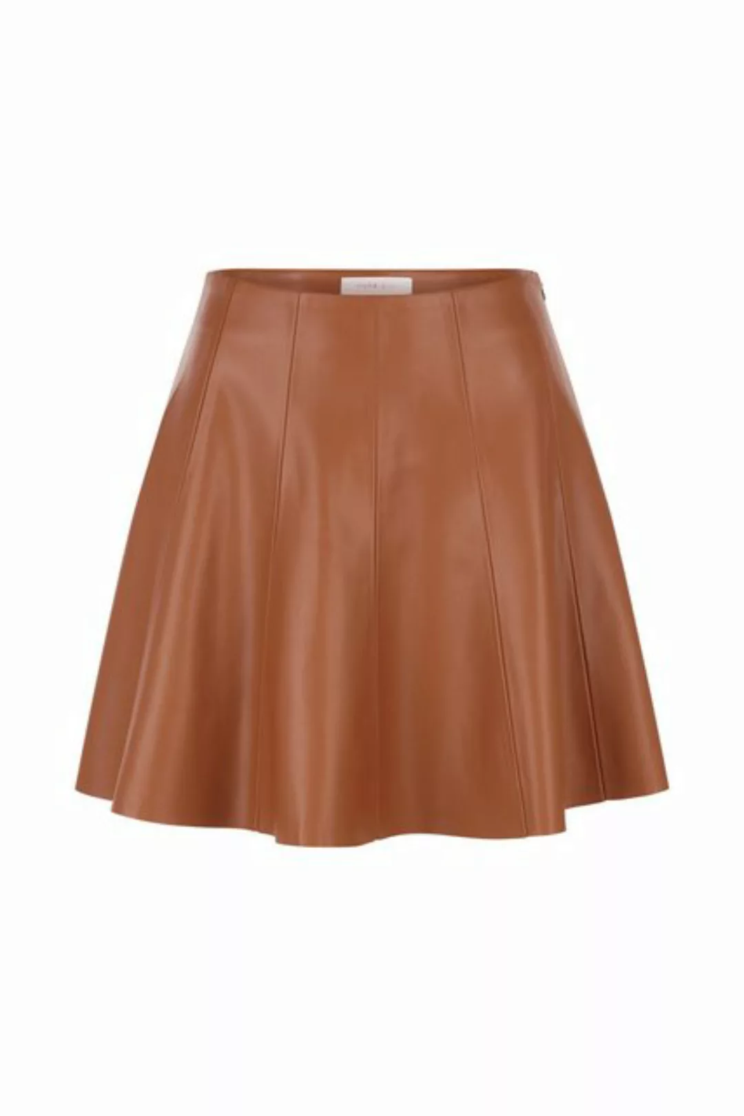 Rich & Royal A-Linien-Rock Fake leather skirt günstig online kaufen