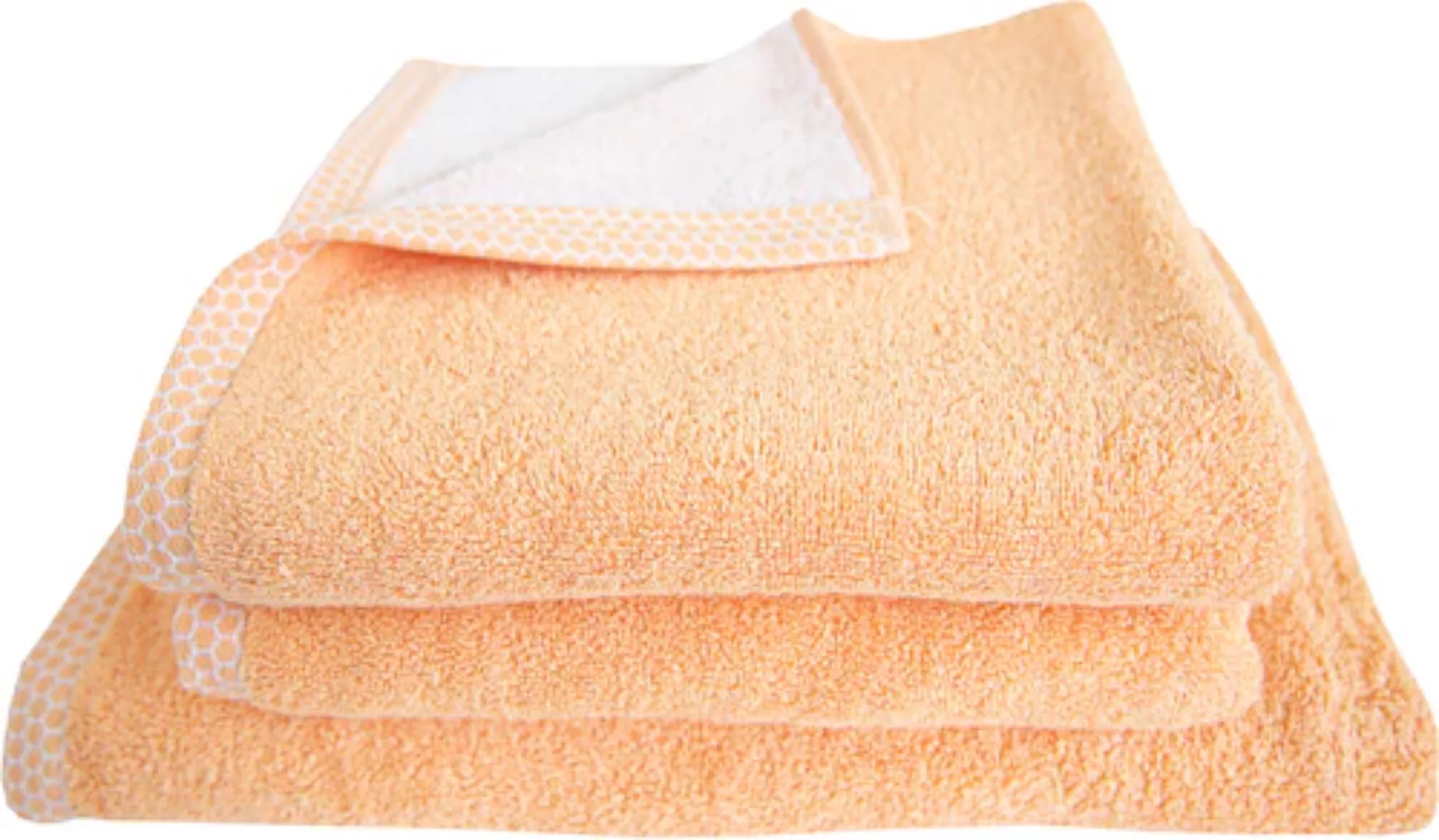 Dyckhoff Handtuch Set »Pure Natural Comb«, Set, 3 tlg., Frottier, 2 Handtüc günstig online kaufen