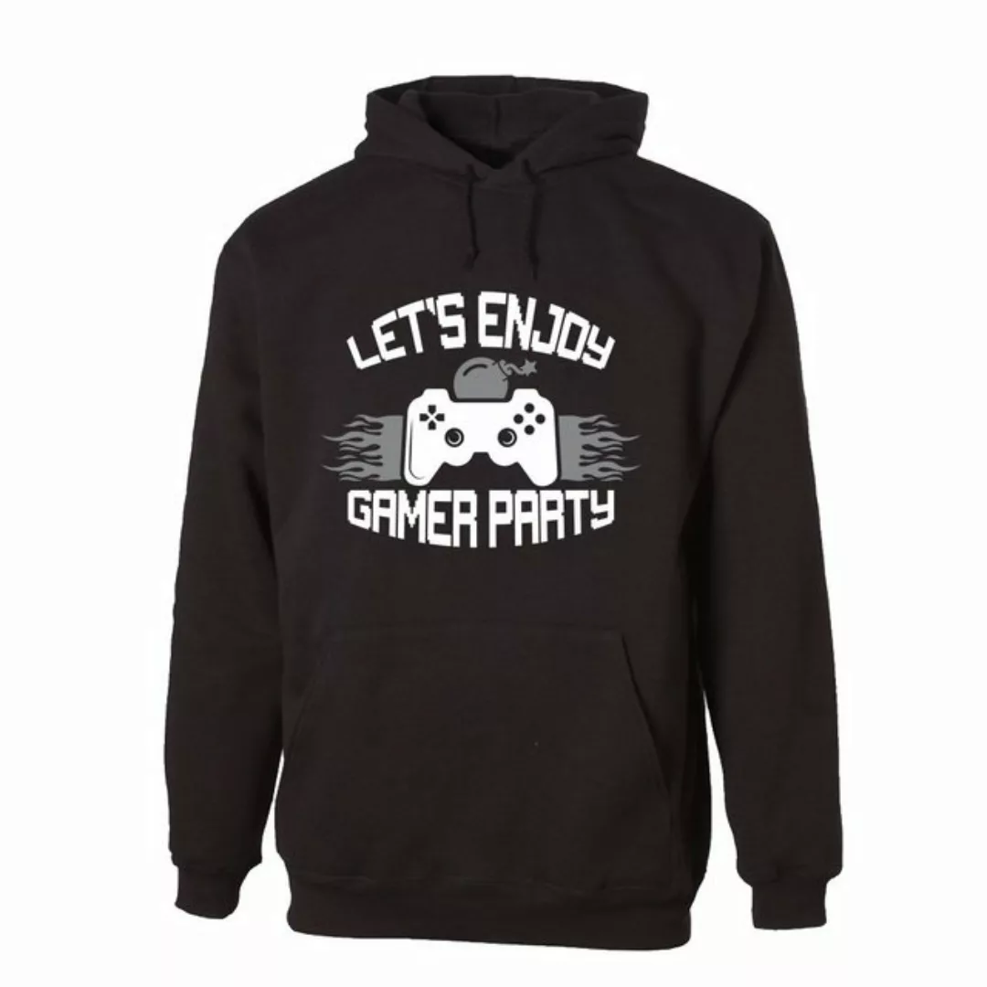 G-graphics Hoodie Let´s enjoy gamer Party Unisex, mit Frontprint, mit Spruc günstig online kaufen