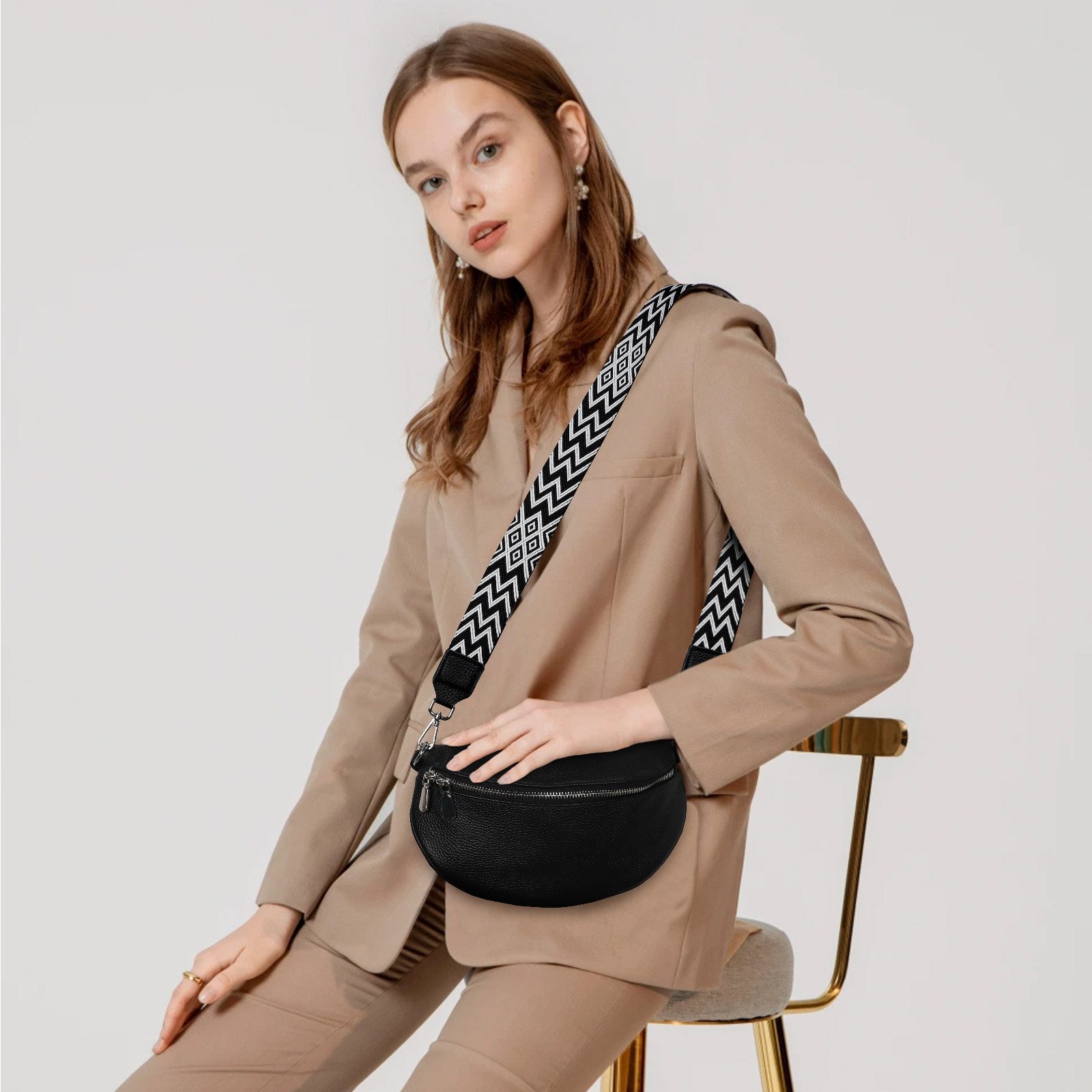 TAN.TOMI Schultertasche Umhängetasche Damen Klein Bauchtasche günstig online kaufen
