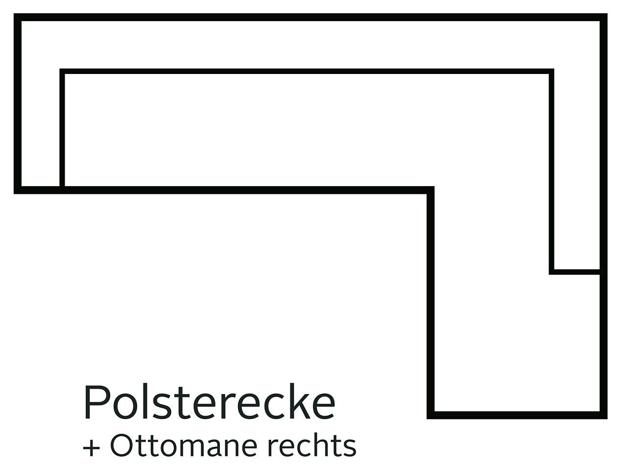 COTTA Ecksofa "Teresa L-Form", mit Kopfteilverstellung, wahlweise mit Bettf günstig online kaufen