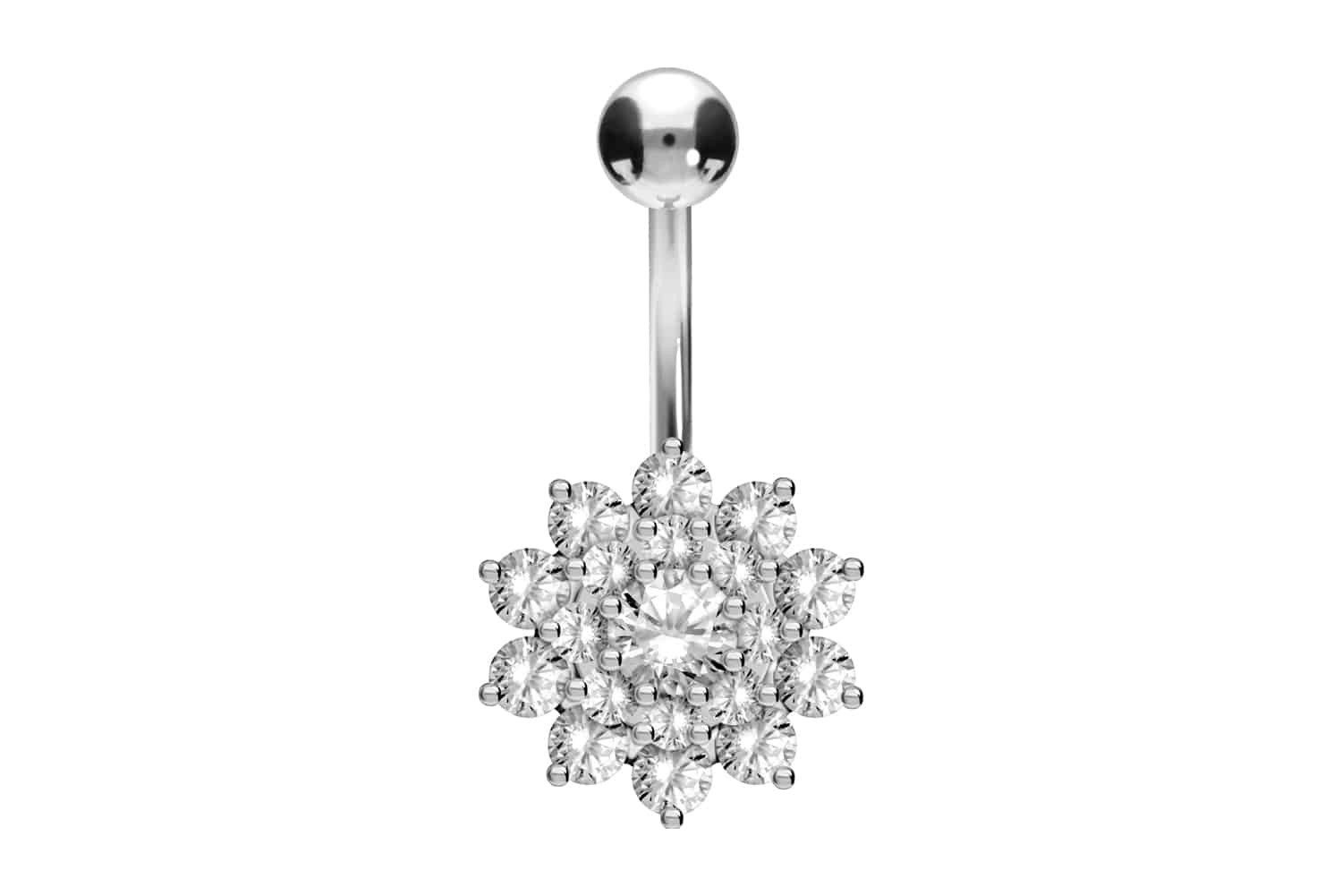 PIERCINGLINE Bauchnabelpiercing Titan Bananabell mit 925er günstig online kaufen