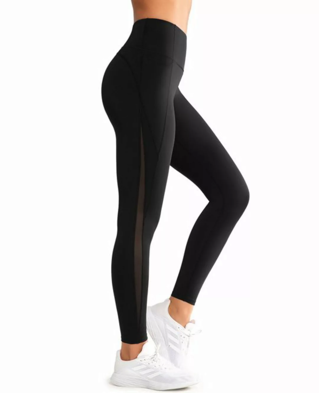 Yvette Leggings Damen Sport Leggings mit Tasche Mesh hohe Taille, E110599A1 günstig online kaufen