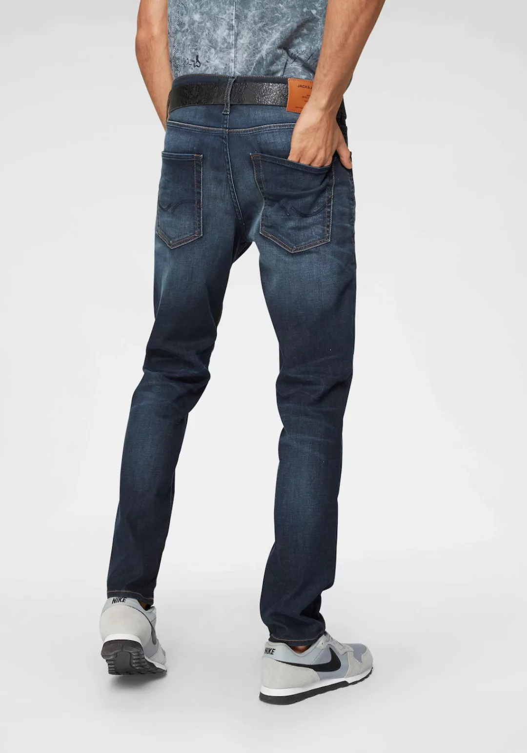 Jack & Jones Herren Jeans JJITIM JJORIGINAL JOS 719 - Straight Fit - Blau - günstig online kaufen