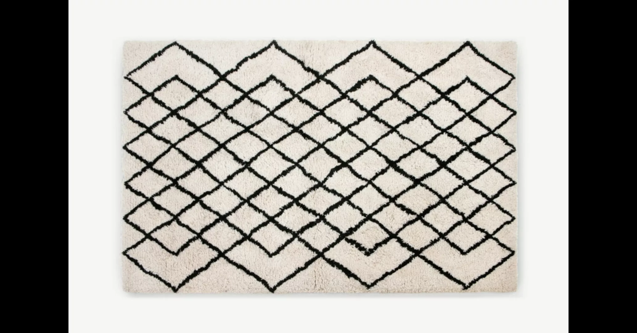 Fes Teppich (120 x 170 cm), Cremeweiss - MADE.com günstig online kaufen