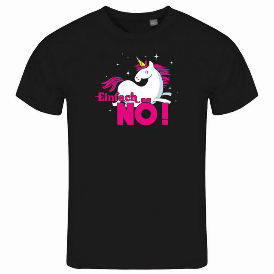 deinshirt Print-Shirt Herren T-Shirt Einhorn Einfach NÖ Funshirt mit Motiv günstig online kaufen