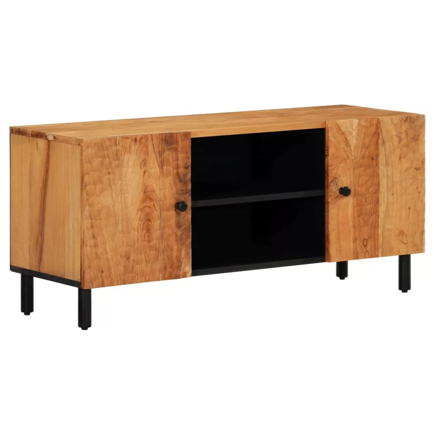 VidaXL TV-Schrank 105x33x46 cm Massivholz Akazie  Modell 2 günstig online kaufen
