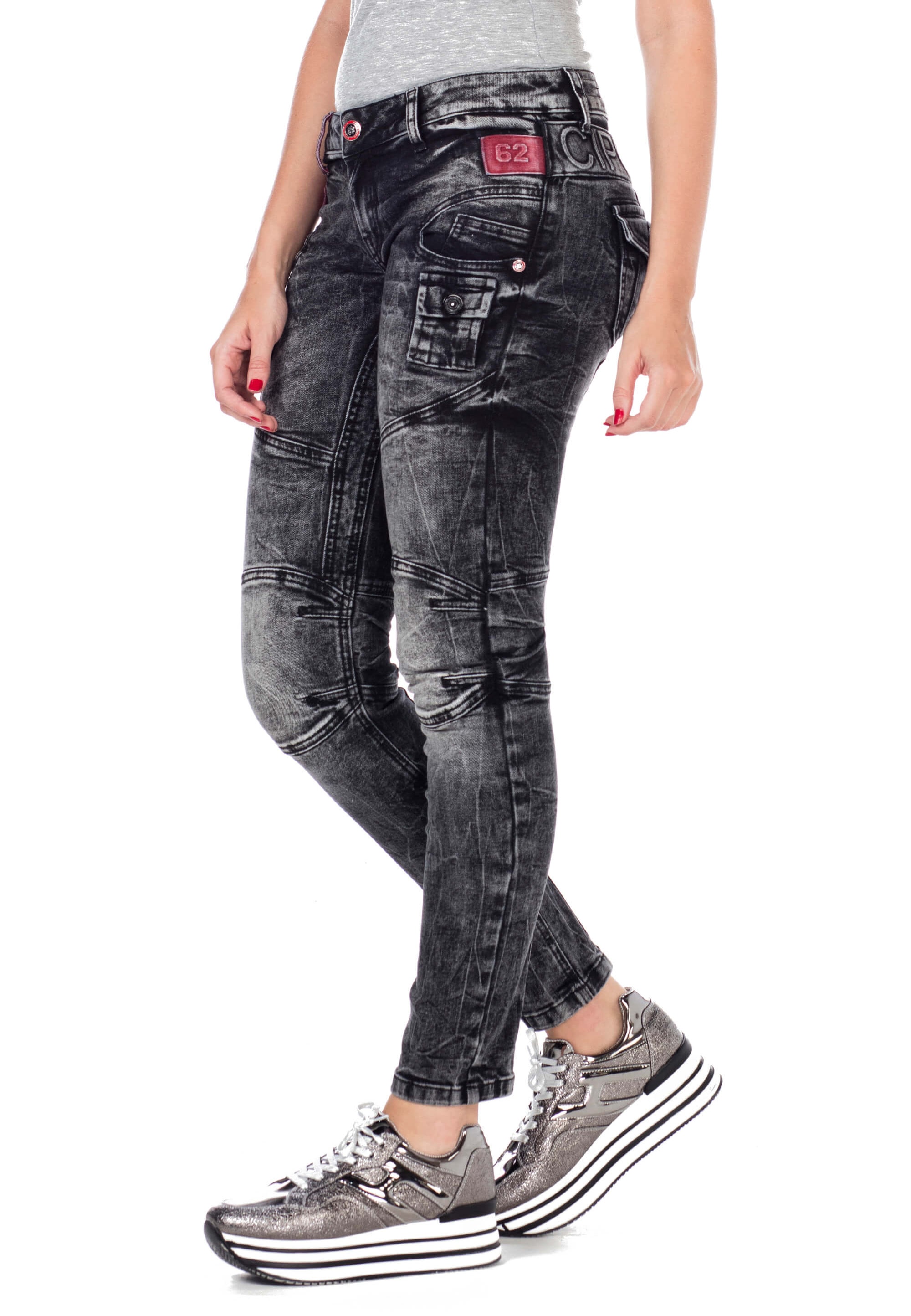 Cipo & Baxx Bequeme Jeans, mit modischen Ziernähten günstig online kaufen