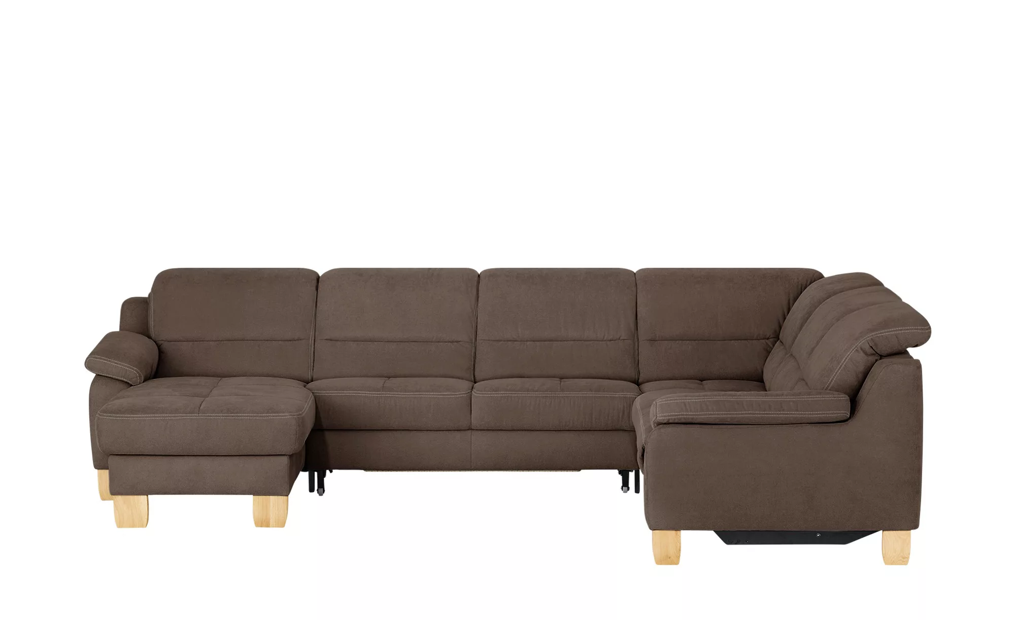 meinSofa Wohnlandschaft  Hanna ¦ braun ¦ Maße (cm): B: 322 H: 84 T: 264 Pol günstig online kaufen