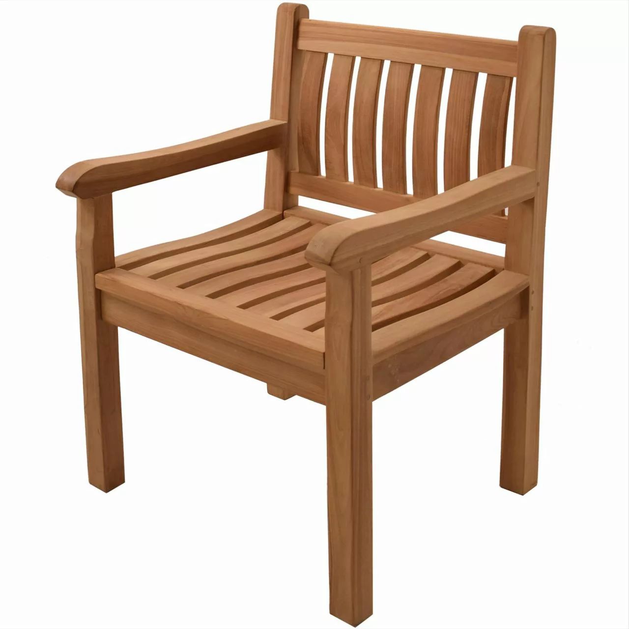 Gartenstuhl Arezzo Teak Massivholz günstig online kaufen