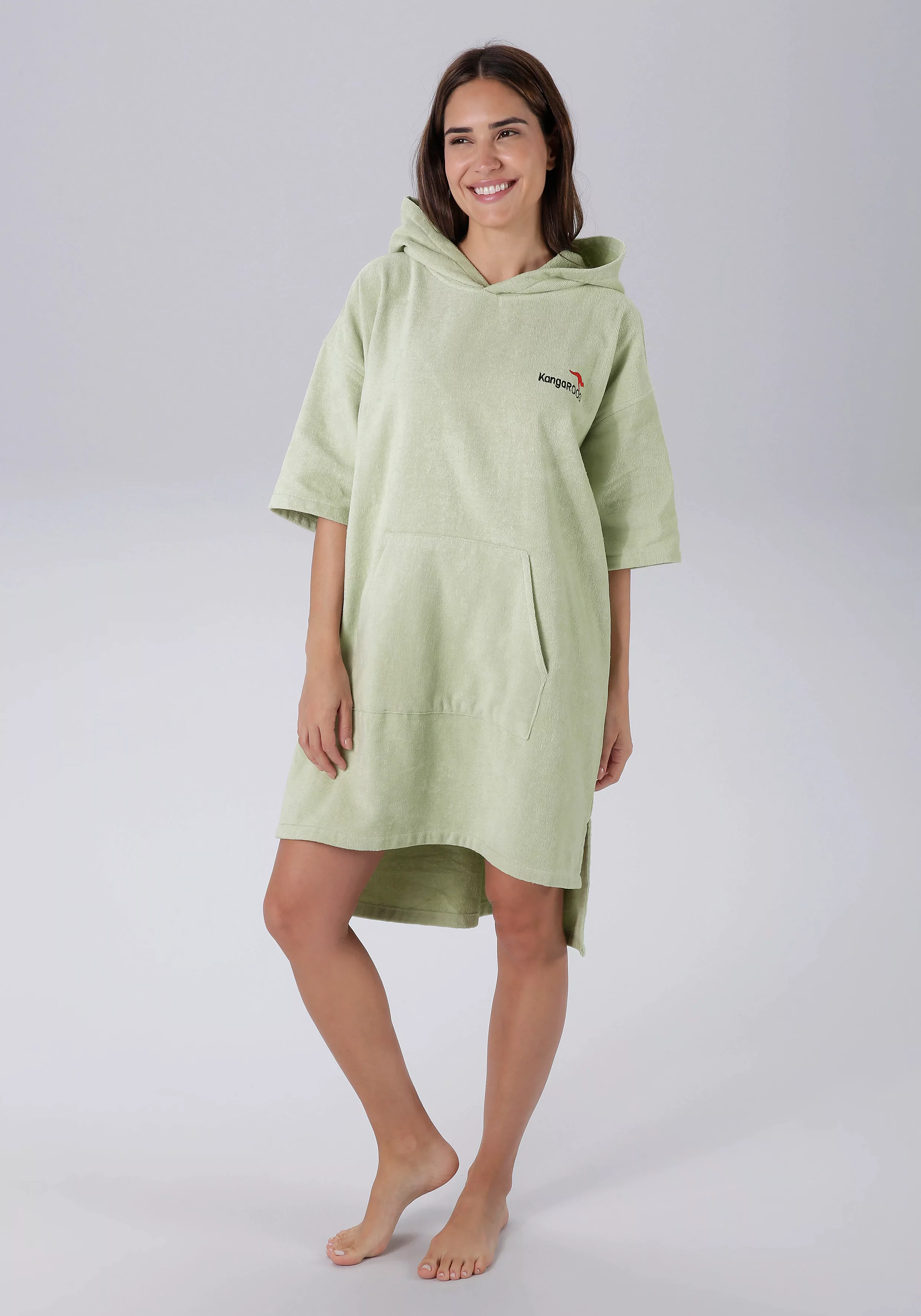 KangaROOS Badeponcho "Summer", (1 St.), Surf Poncho, Kapuze, mit Bauchtasch günstig online kaufen