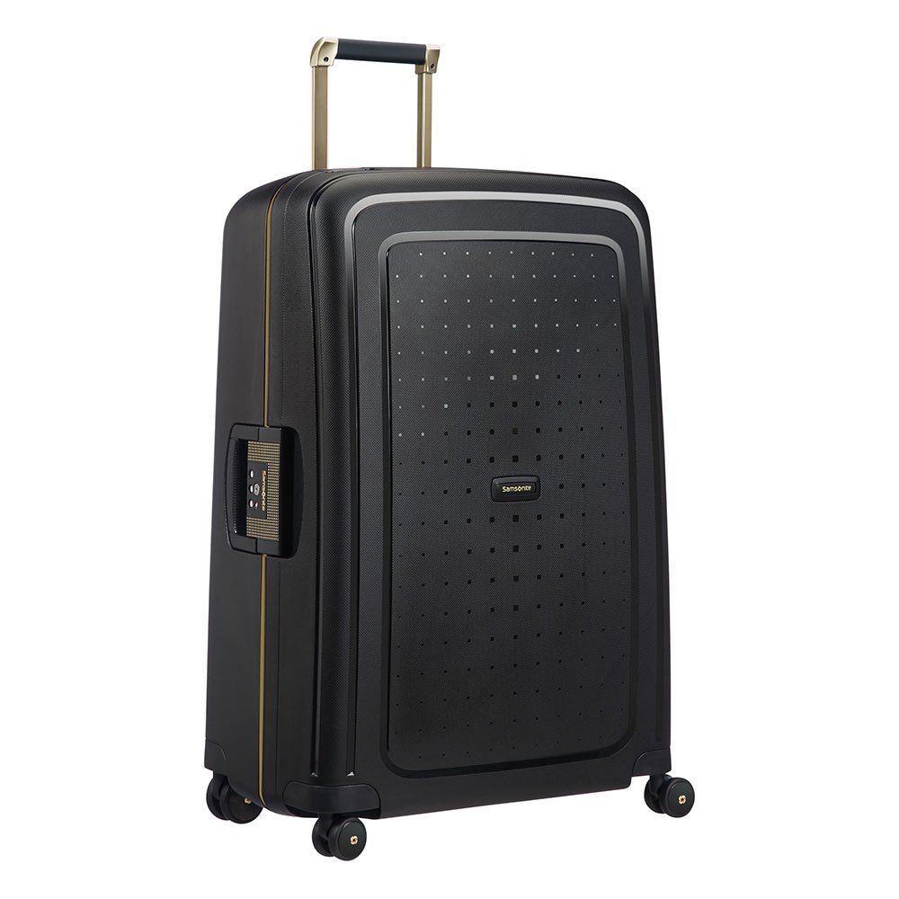 Samsonite S´cure Dlx Spinner 75/28 102l Trolley One Size Black/Gold Delusci günstig online kaufen