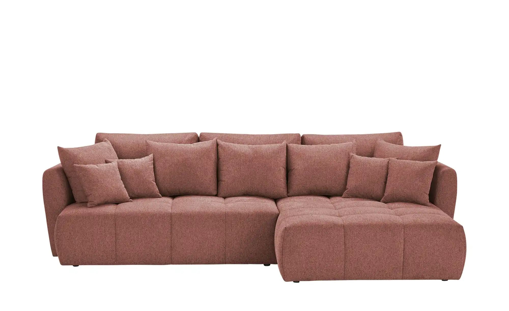 Ecksofa  Blix ¦ rot ¦ Maße (cm): B: 336 H: 96 T: 199.0 Polstermöbel > Sofas günstig online kaufen