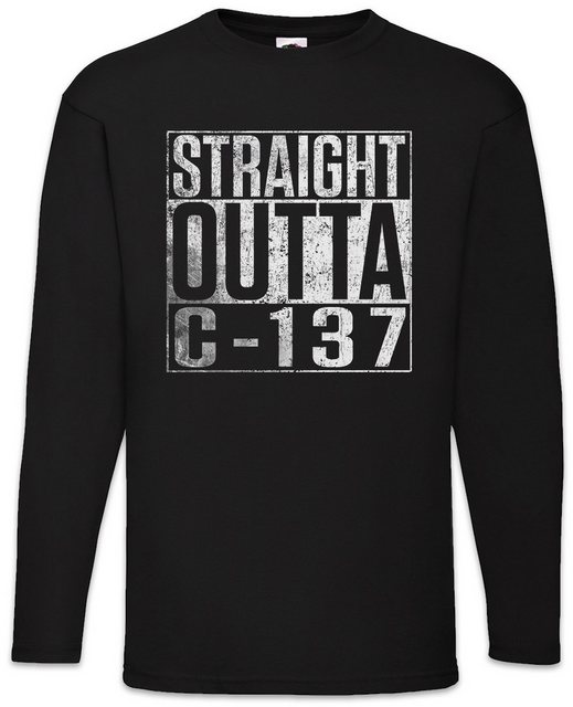 Urban Backwoods Langarmshirt Straight Outta C-Shirt Langarm T-Shirt Rick Ca günstig online kaufen