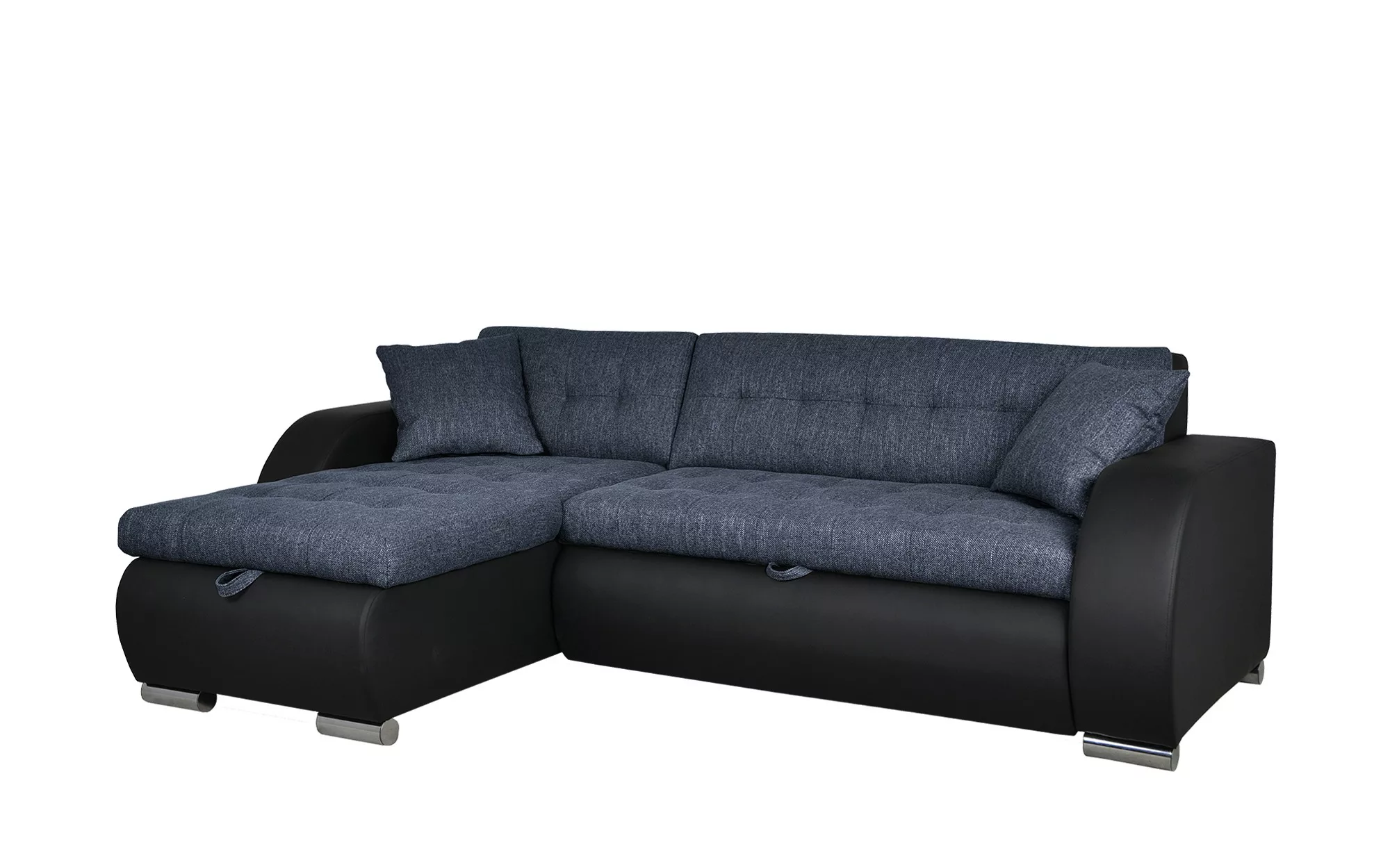 Ecksofa  Aries ¦ blau ¦ Maße (cm): B: 242 H: 80 T: 161 Polstermöbel > Sofas günstig online kaufen