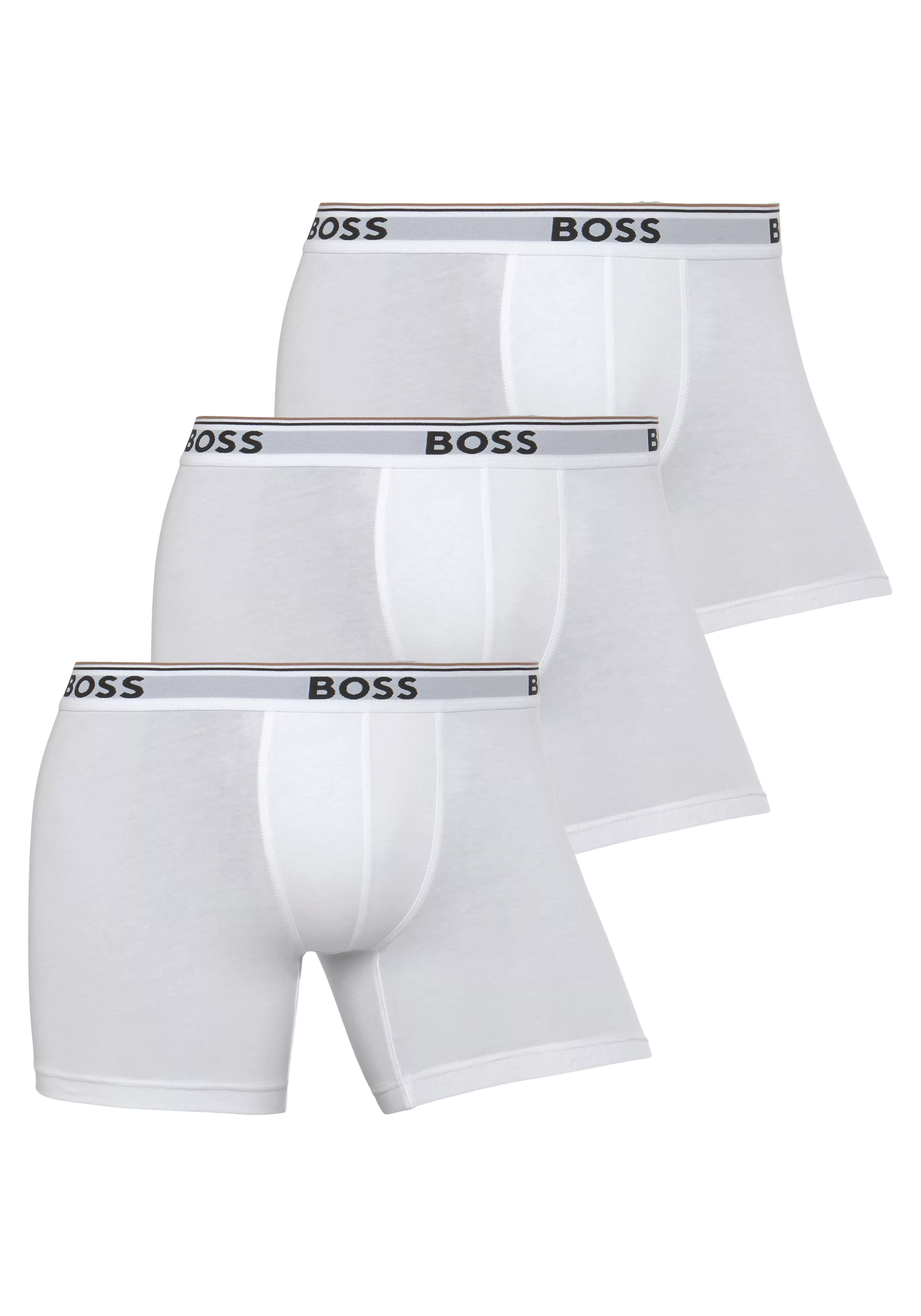 BOSS Langer Boxer "Boxer Brief 3P", (Packung, 3er-Pack), mit farblich passe günstig online kaufen