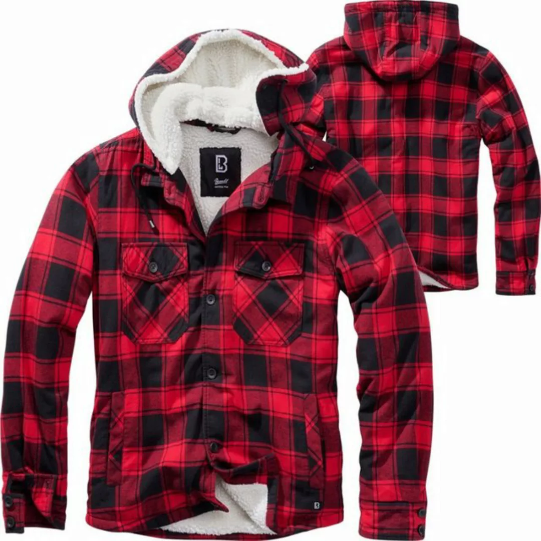 Brandit Outdoorjacke Brandit Lumber Check Shirt Hooded günstig online kaufen