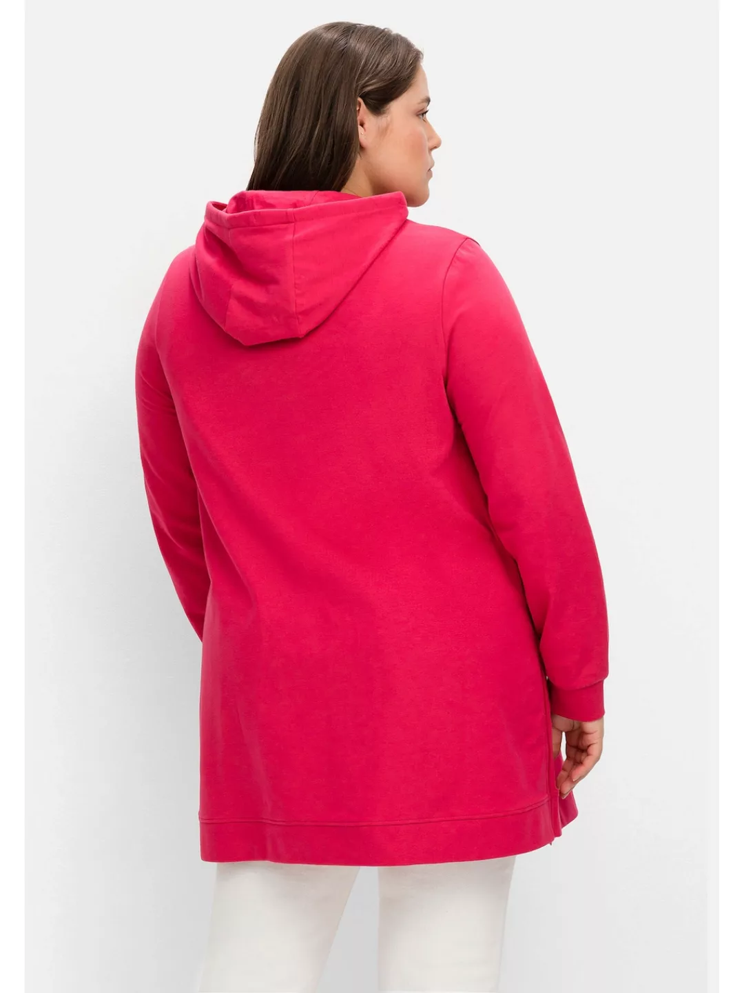 Sheego Sweatshirt "Große Größen", mit seitlichen Zippern günstig online kaufen