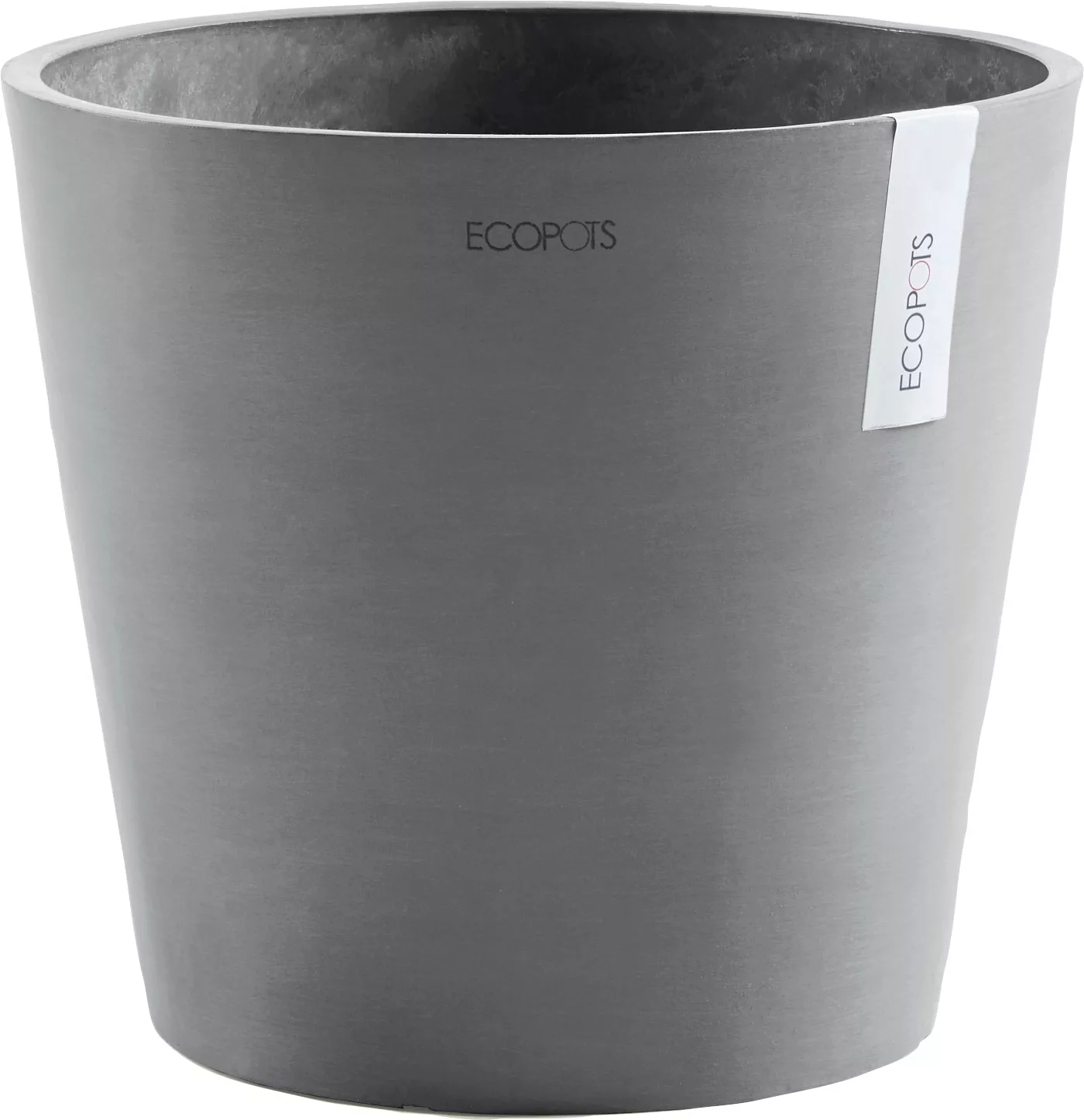 Ecopots Pflanztopf Amsterdam Grau 30 cm x 26 cm günstig online kaufen