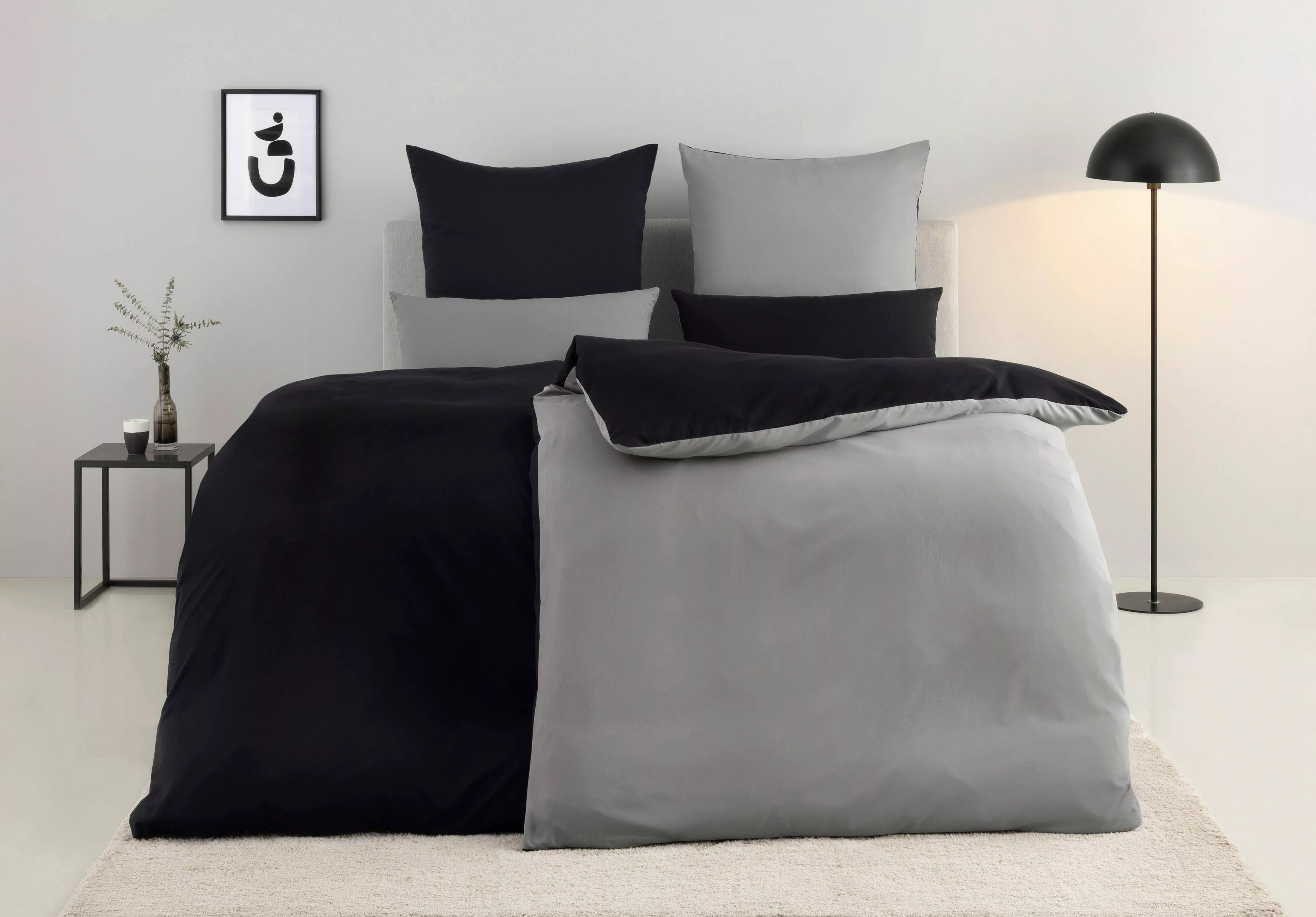 my home Bettwäsche Desner2, Microfaser, 2 günstig online kaufen